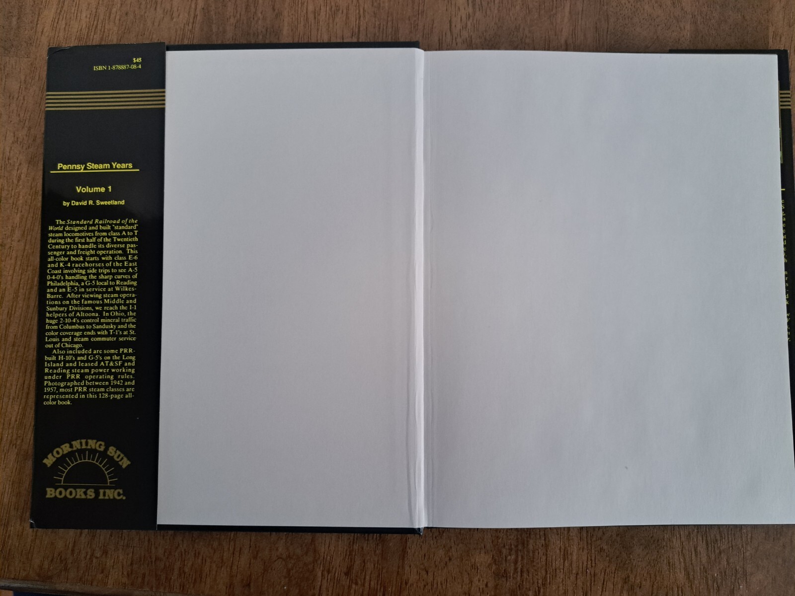 PENNSY STEAM YEARS – VOL. #1 – SWEETLAND – MORNING SUN – 128 PAGES *CLOSEOUTS