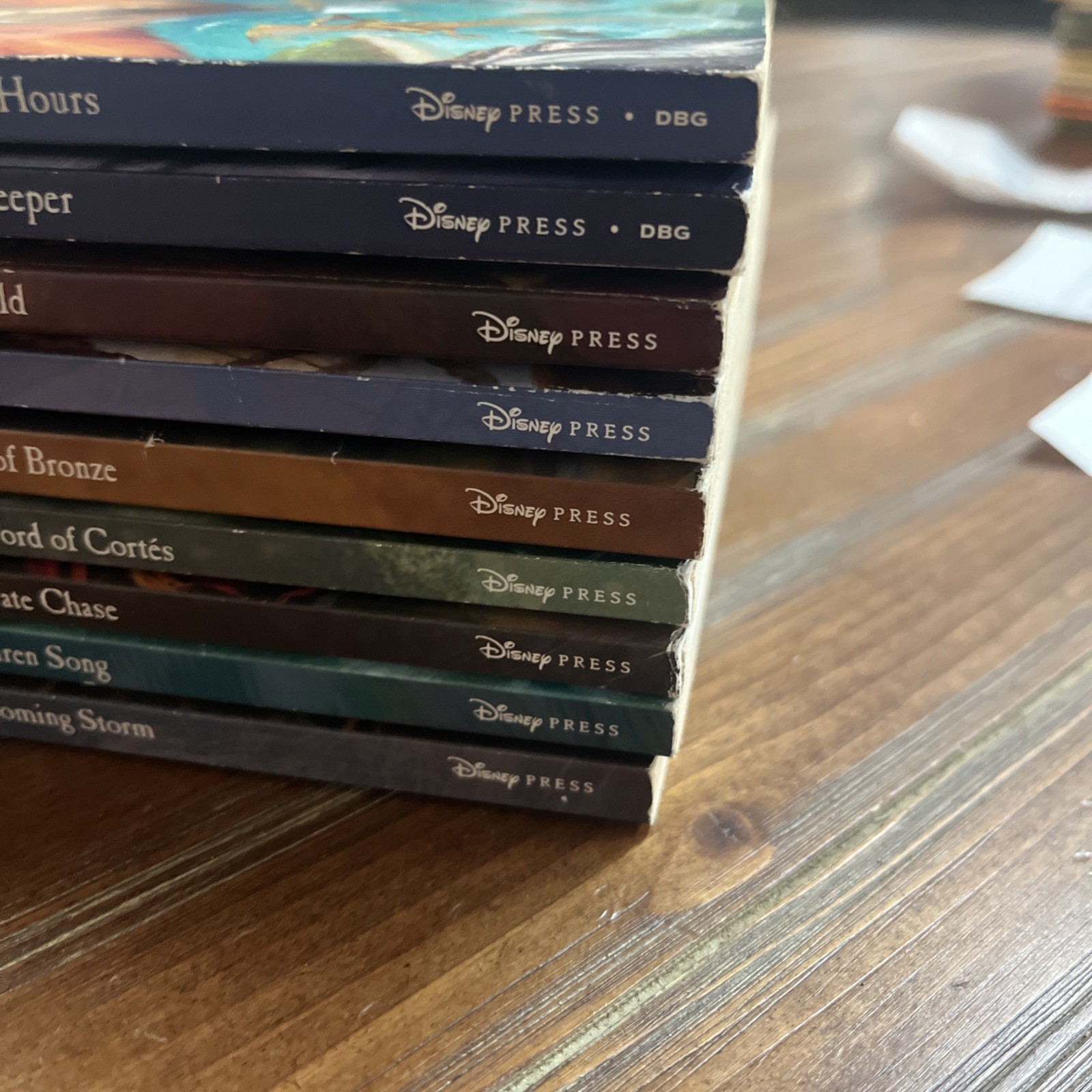 Lot Of 9 Jack Sparrow Books Books #1-9 Disney Press Series Set PB Kidd Pirates