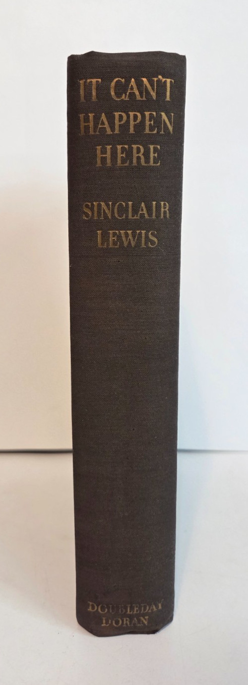 It Can’t Happen Here — Sinclair Lewis | 1st Ed 1935 Doubleday, Doran HC