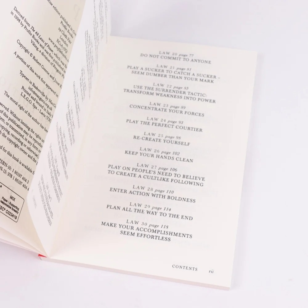 The Concise 48 Laws Of Power by Robert Greene Paperback Book – Free Shipping USA
