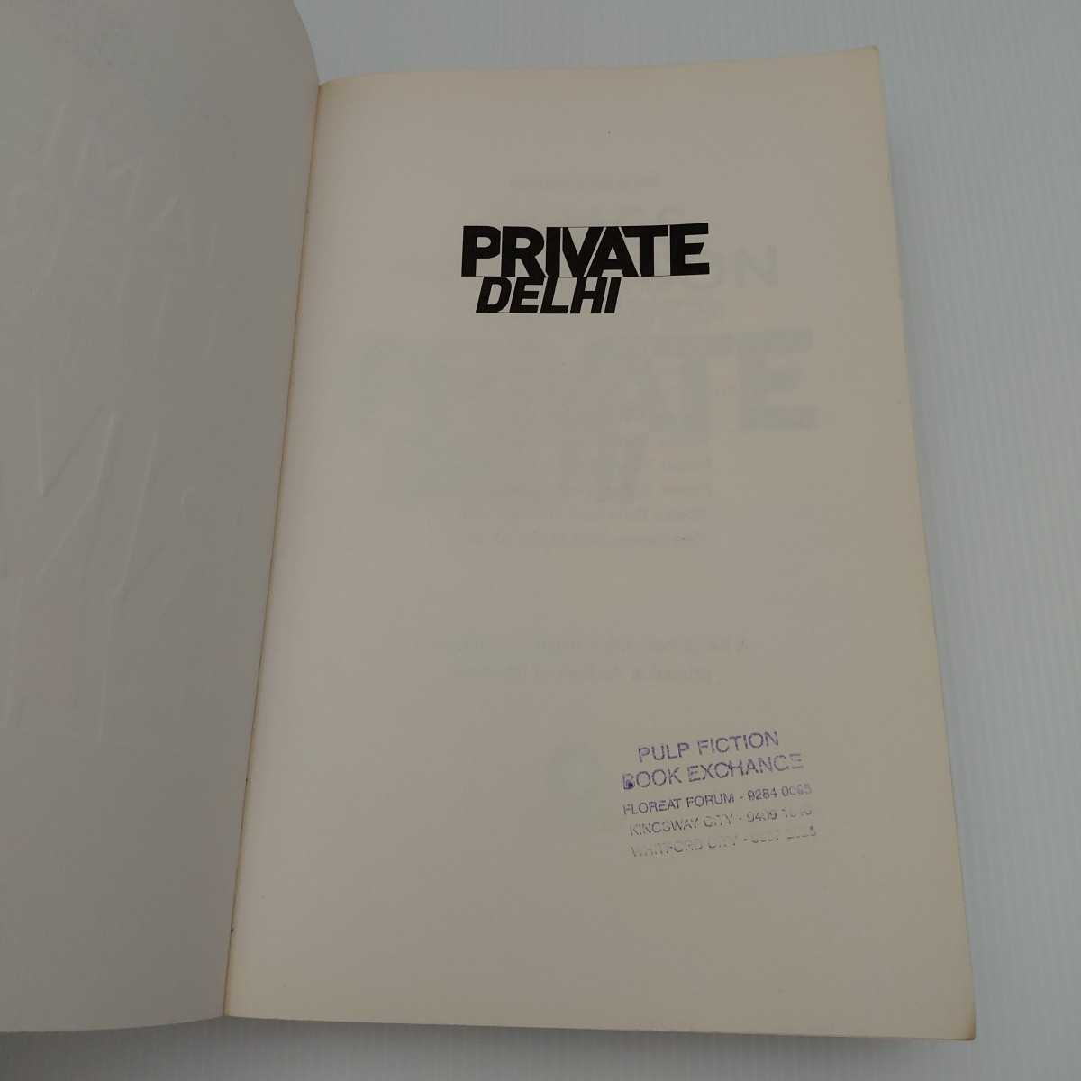 5 x Private Series by James Patterson Paperback Books – 4 Large – Delhi, Oz