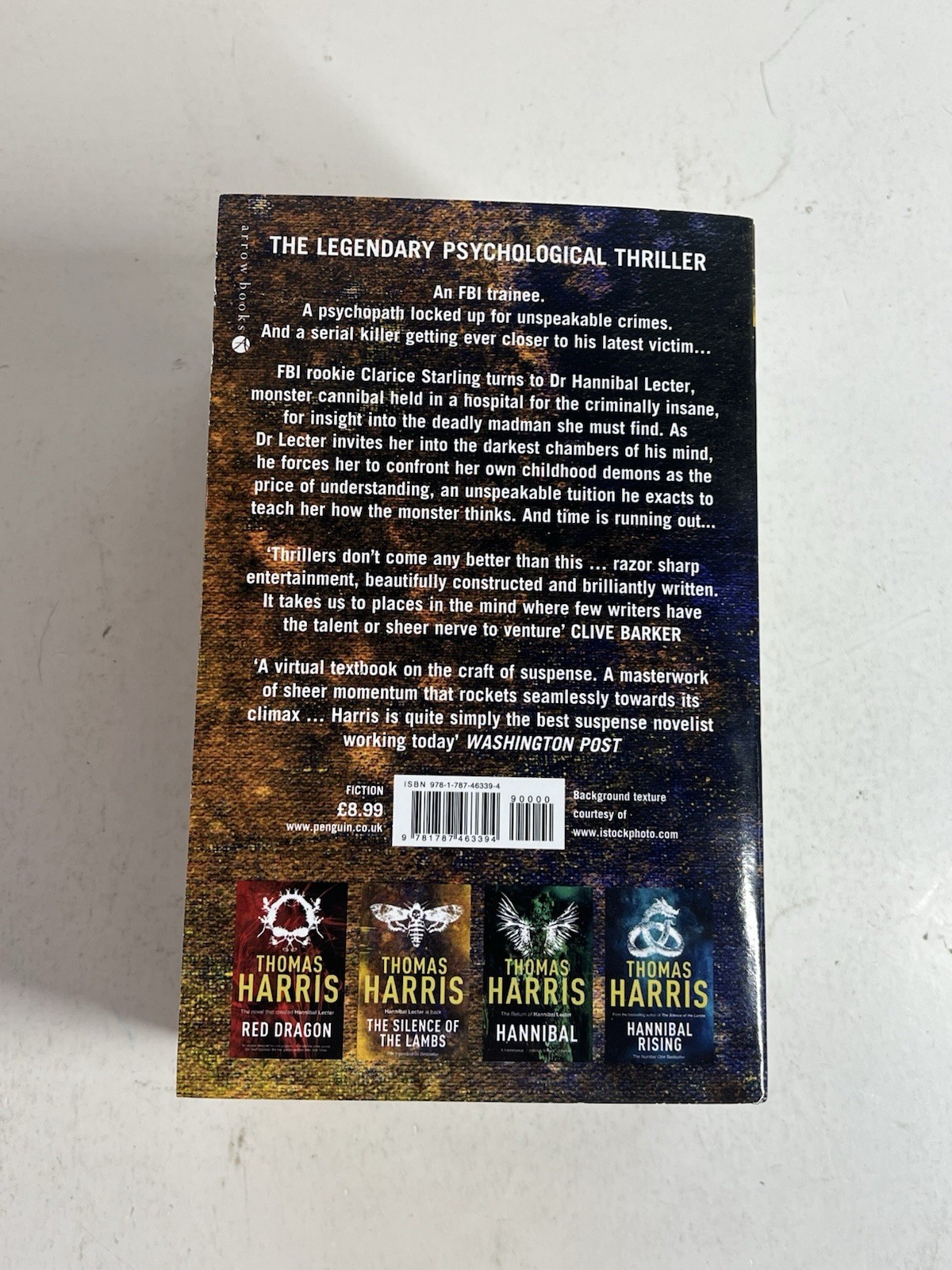 Lot Of 4 Thomas Harris Books Hannibal Lecter Complete Series 1-4 Paperback