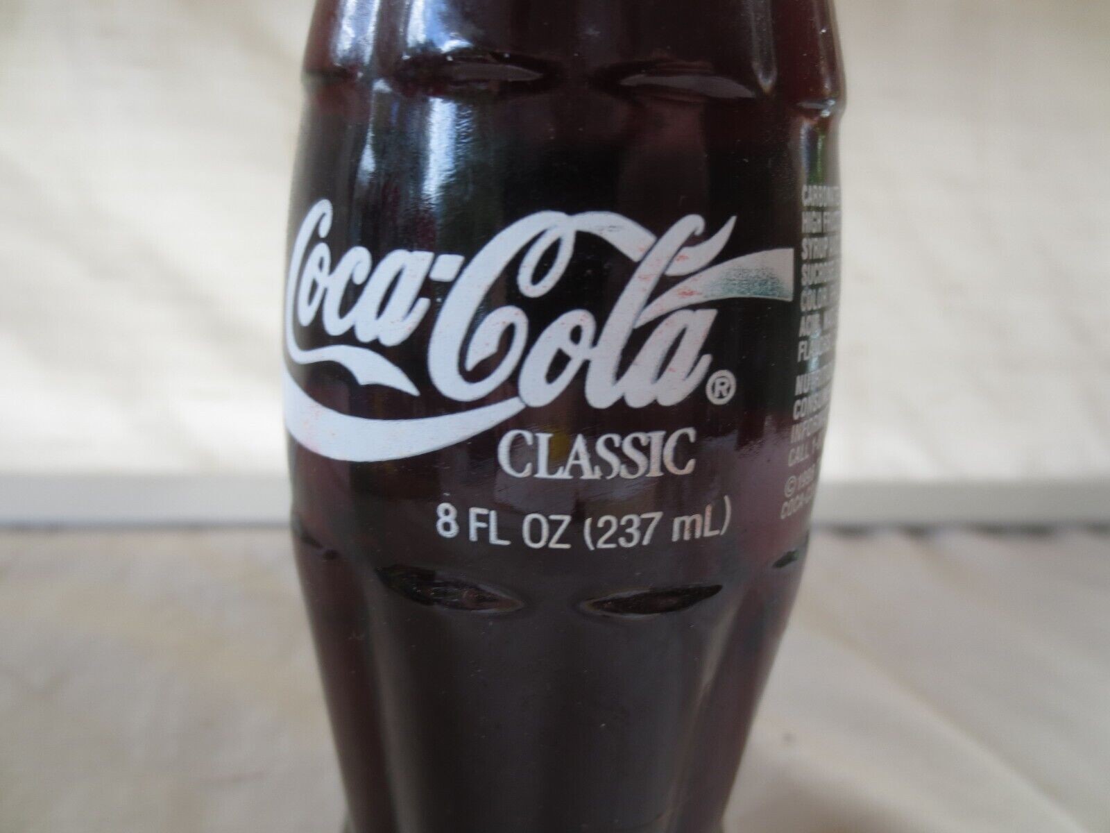 1996 ATLANTA OLYMPICS 1996 OLYMPIC TORCH RELAY 8 OZ GLASS COCA – COLA BOTTLE