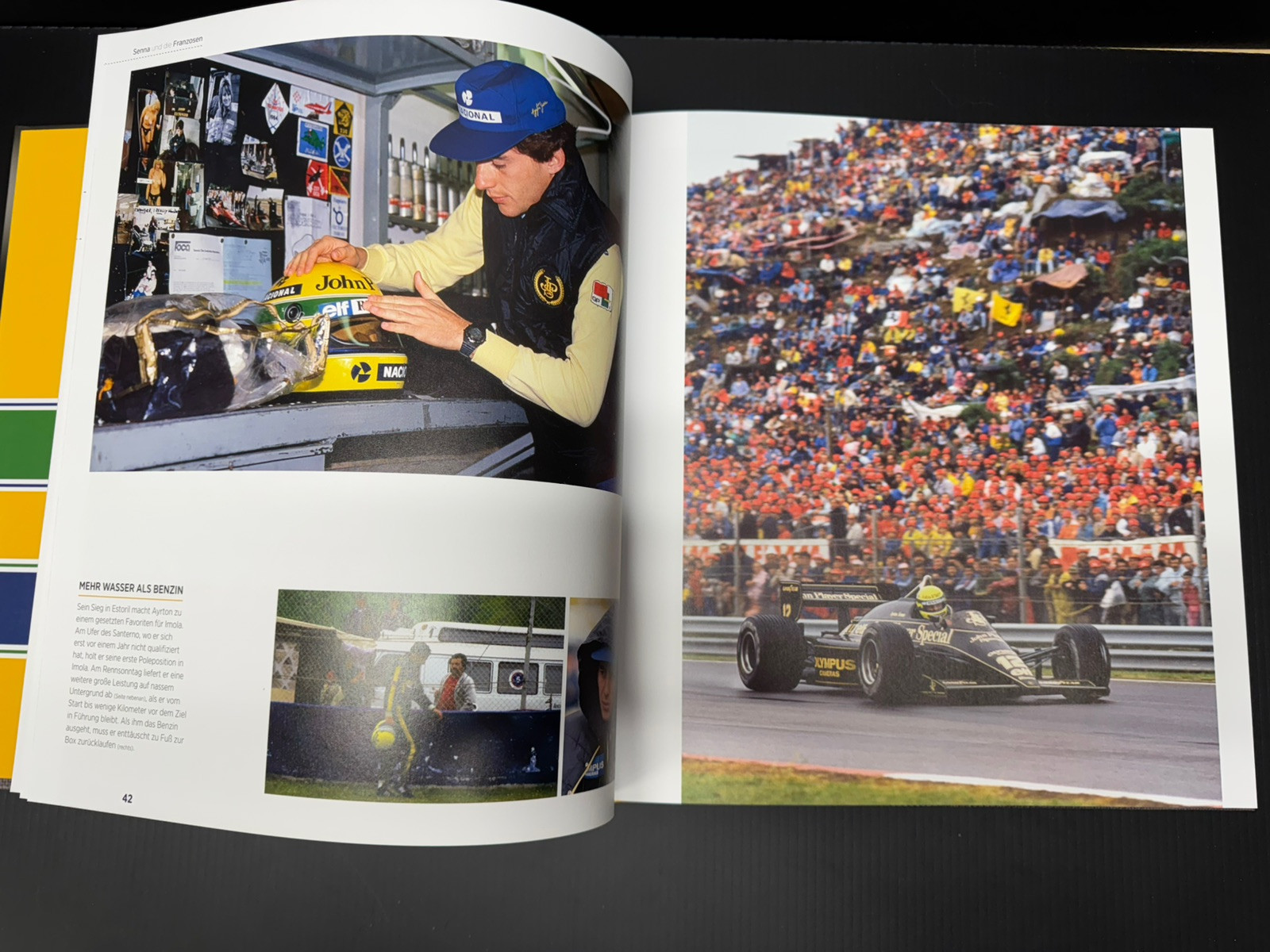 Ayrton Senna : Nueue Bilder Einer Legande Hard Cover 200 Pages