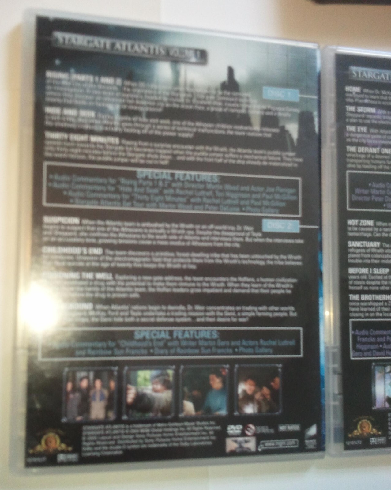 Stargate Atlantis Season One Box Set 5 Discs DVD Set Dolby Digital