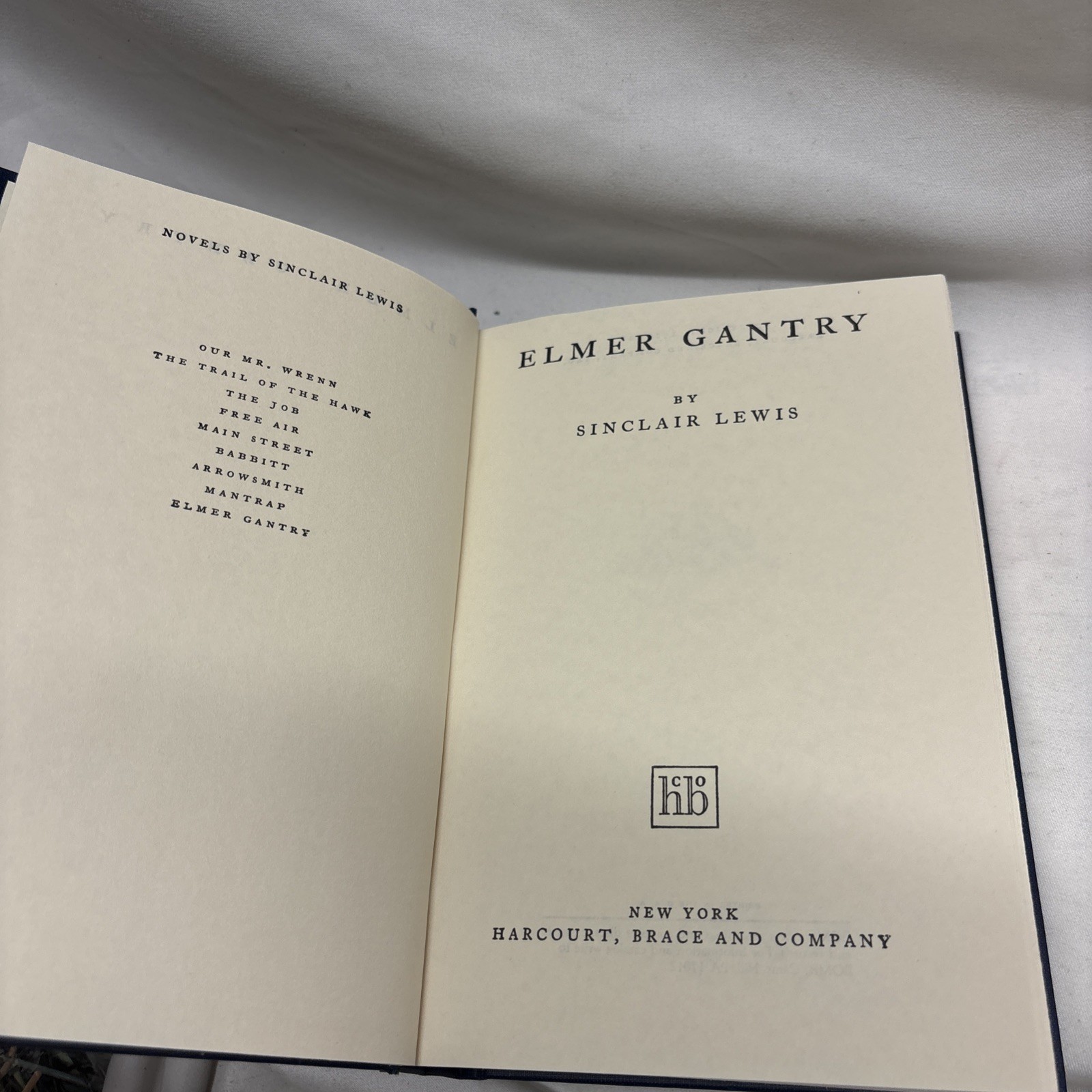 Vintage 1927 Elmer Gantry by Sinclair Lewis Hardcover 1st Edition W/ DJ Rare