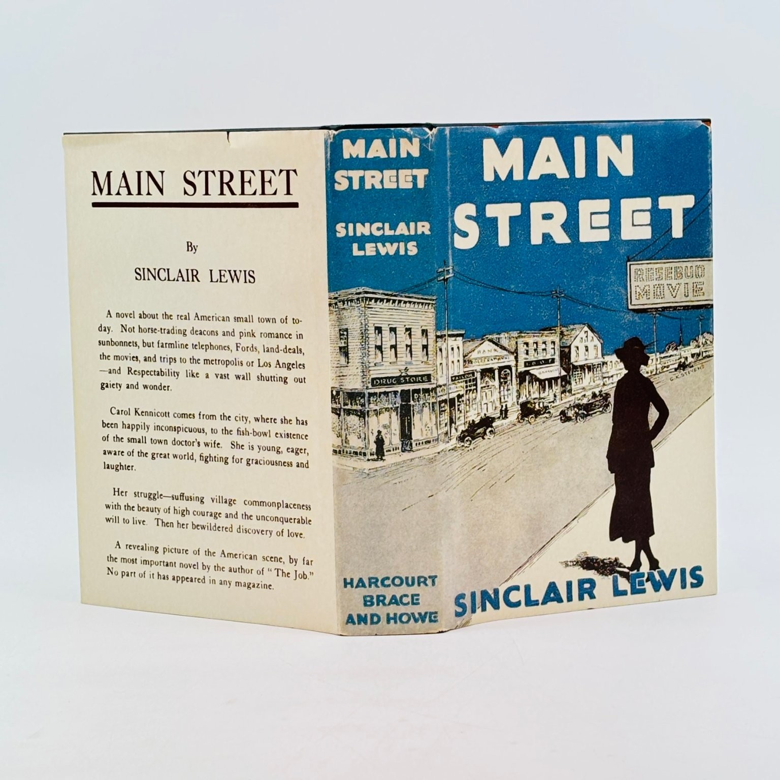 Main Street Sinclair Lewis 1948 First Edition Library Hardcover Facsimile