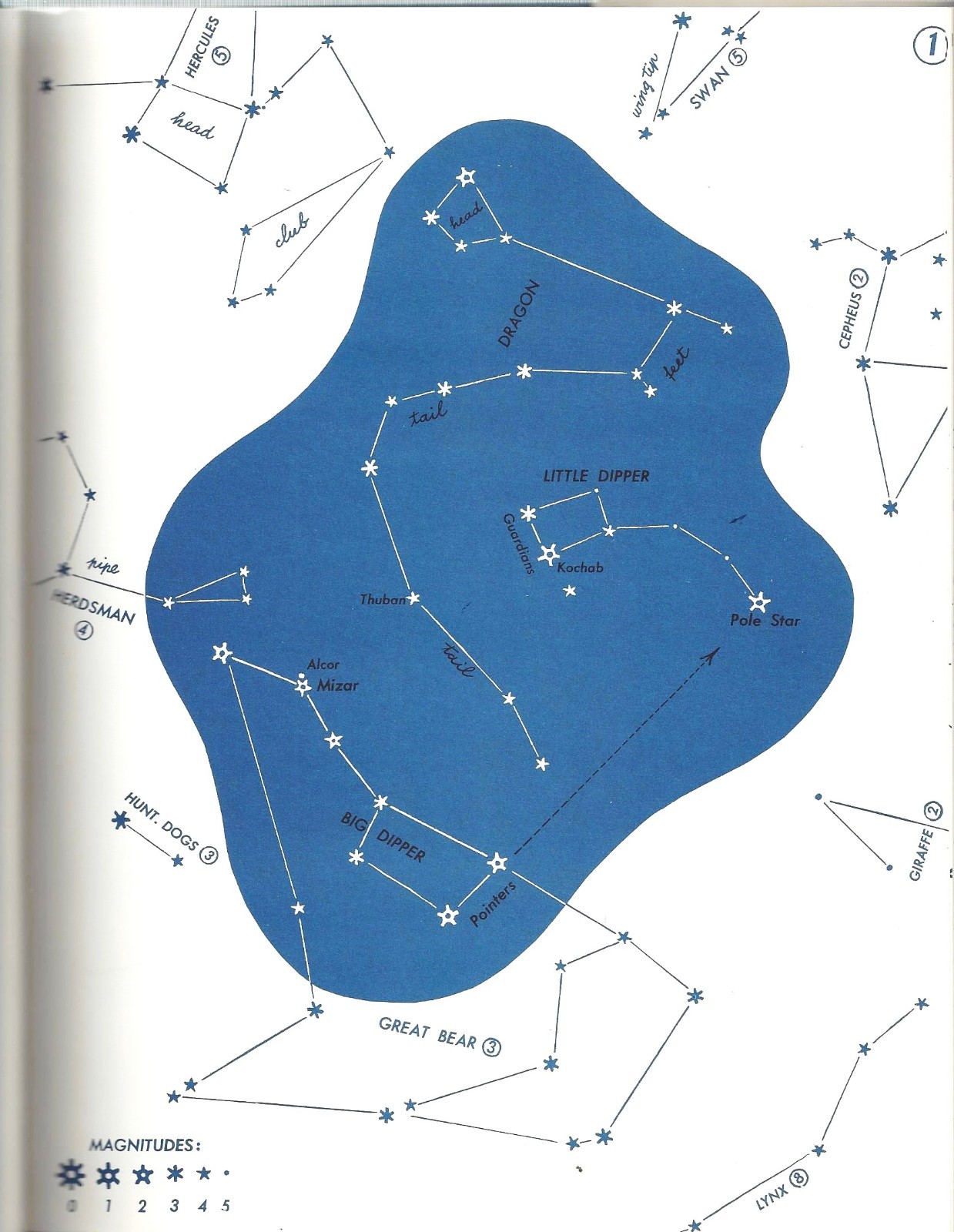 “THE STARS, A NEW WAY TO SEE THEM” ~1966~ DUST COVER=STAR MAP~HARDBACK~161 PAGES
