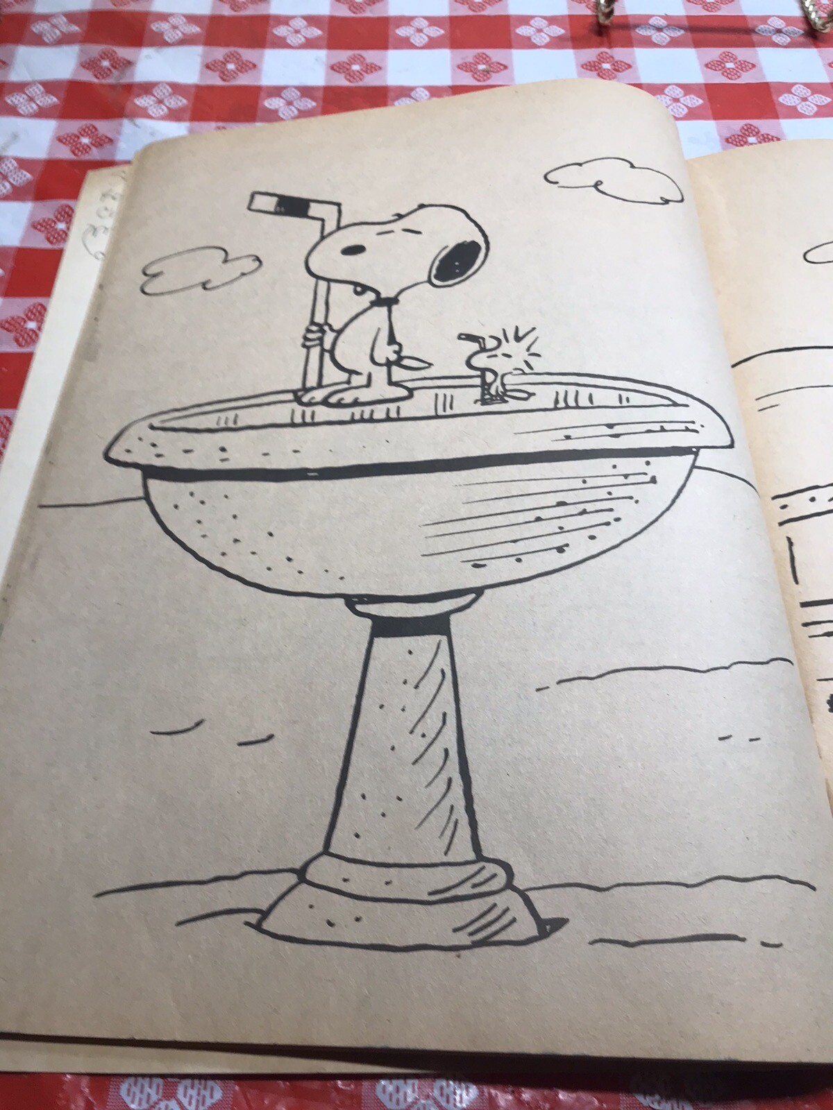 Merry Christmas Snoopy Coloring Book 1979 Used And Some Coloring 11 Inches X 8