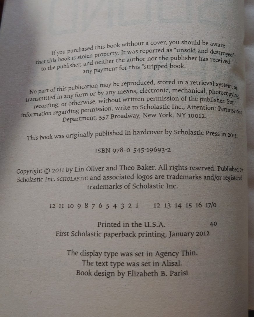 Sound Bender – Paperback By Oliver, Lin Baker, Theo – ACCEPTABLE