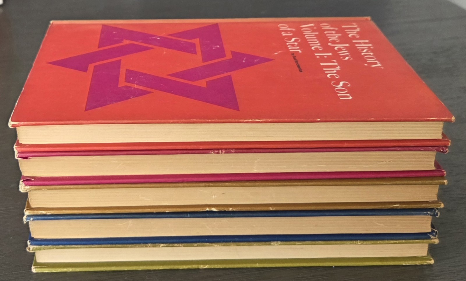 Vintage 1965 “History Of The Jews” Poul Borchsenius Vols 1-5 1st Edition/Print