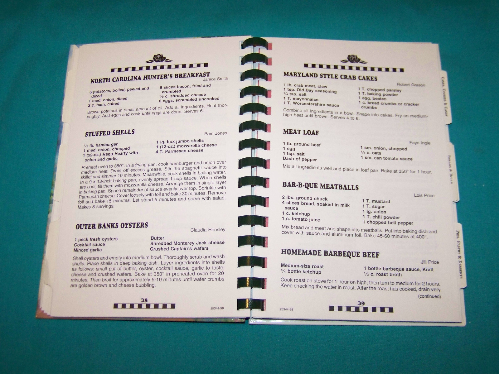 Crestview Baptist Church Forest City North Carolina Cookbook 1998