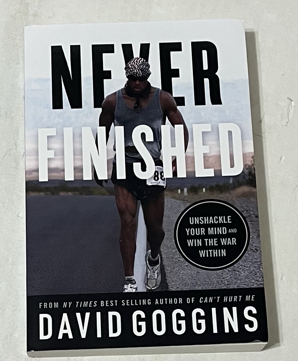 Never Finished by David Goggins (Paperback, 2022) VG+