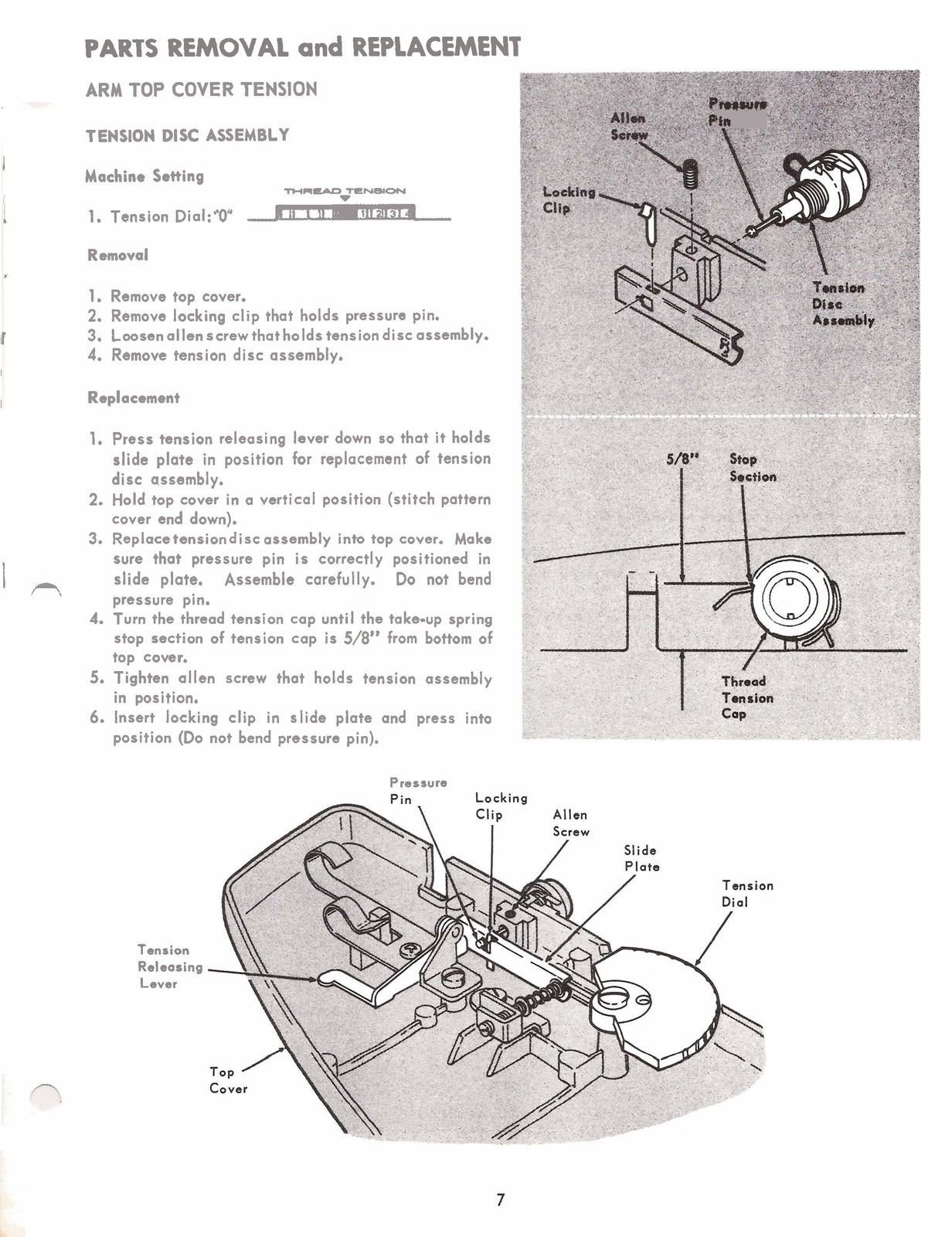 SINGER 750 Series Service Manual NOT User Manual, BINDING – TOUGH FRONT & BACK