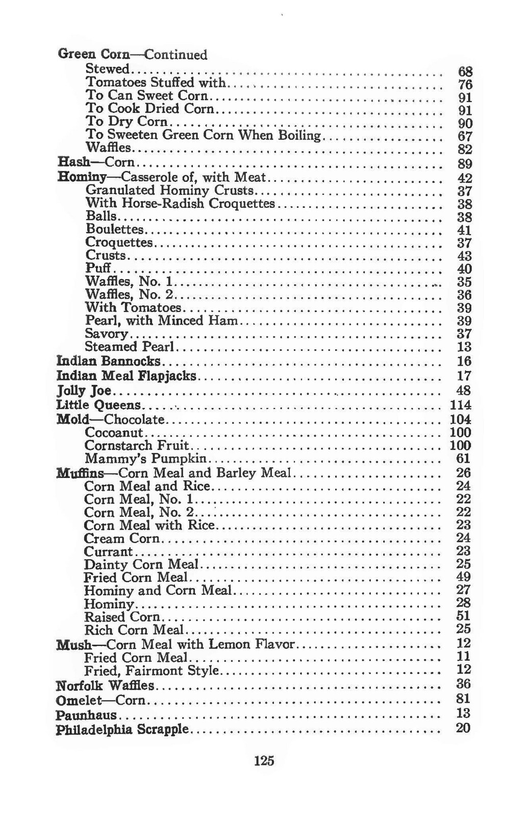 War Edition Corn Cook Book “1918” 126 Pages