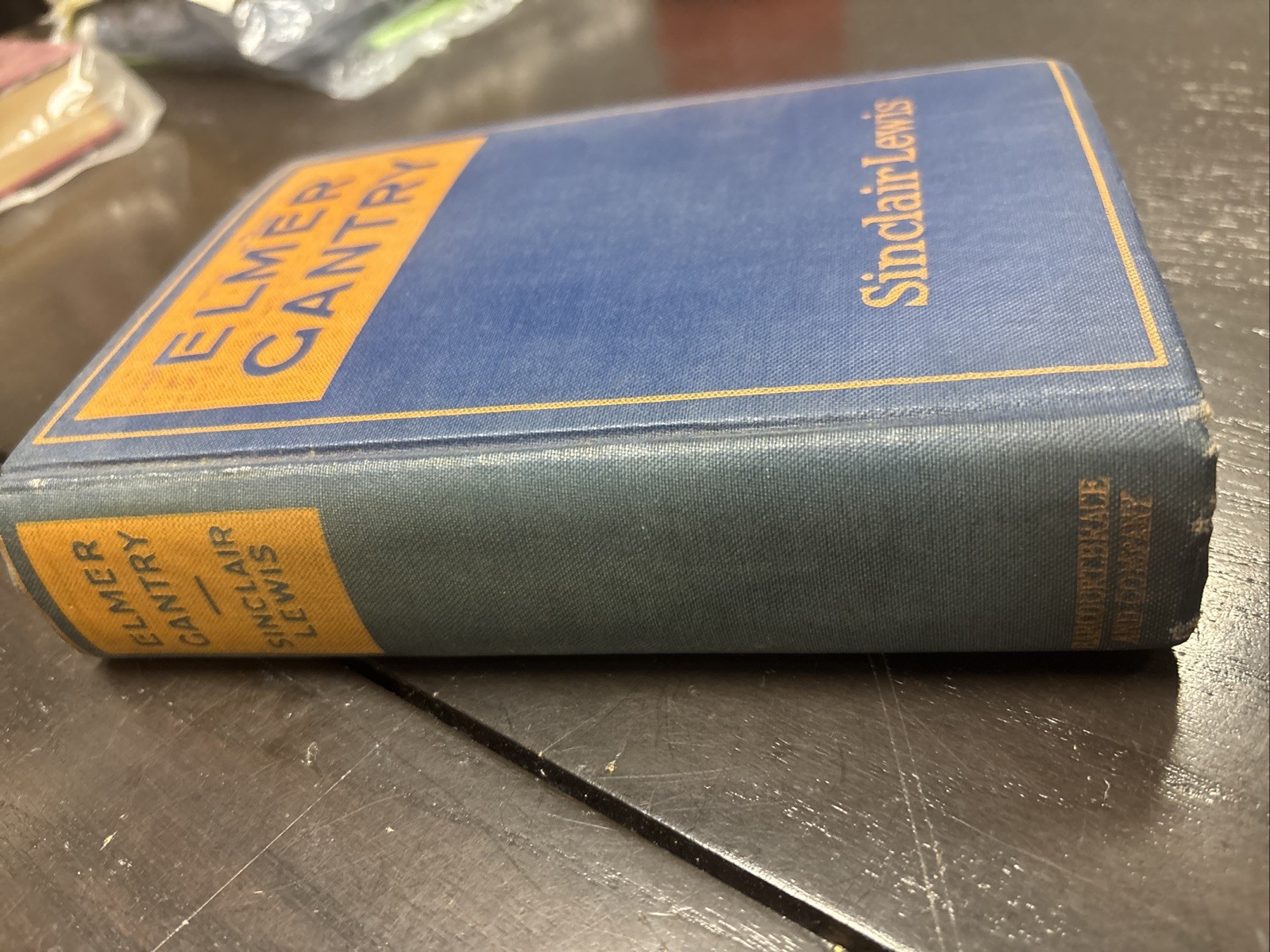 Sinclair Lewis Elmer Gantry Harcourt Brace 1927 1st First Edition 6th Printing