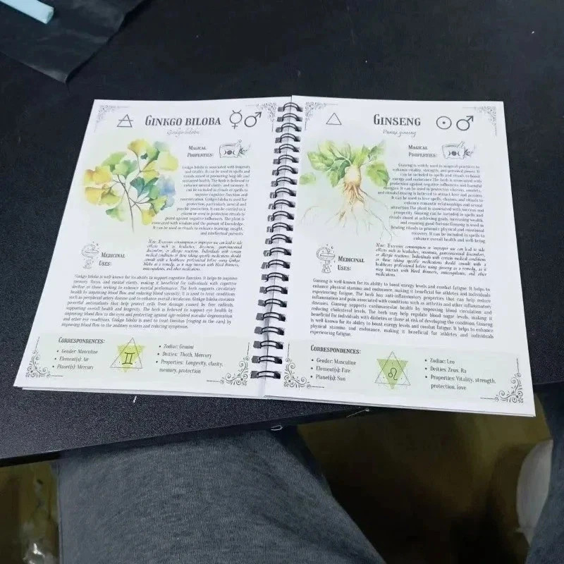 The Natural Healing Handbook, Spiral-Bound Guide for Herbal Remedies and Natural