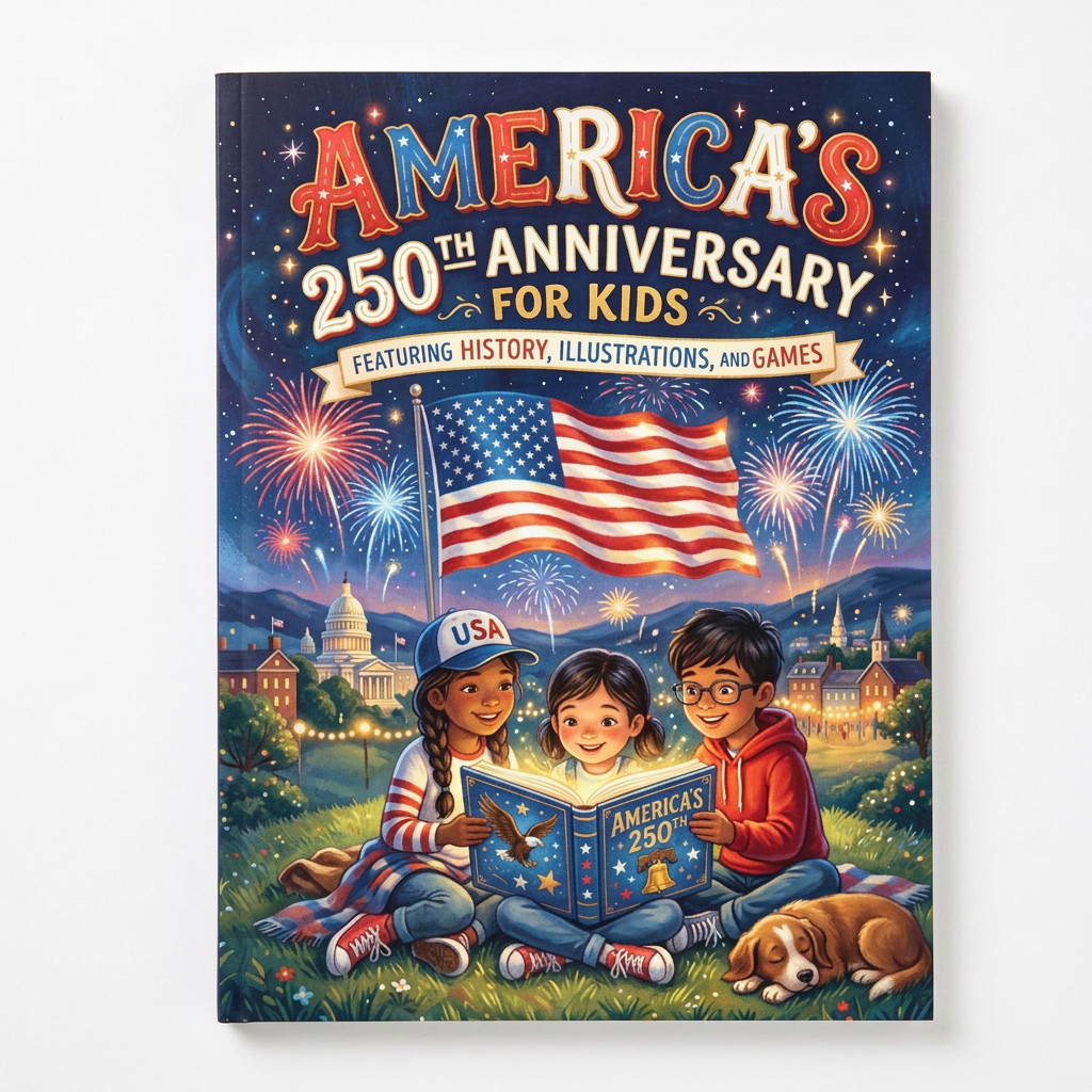 America’s 250th Anniversary for Kids (Softcover Book)