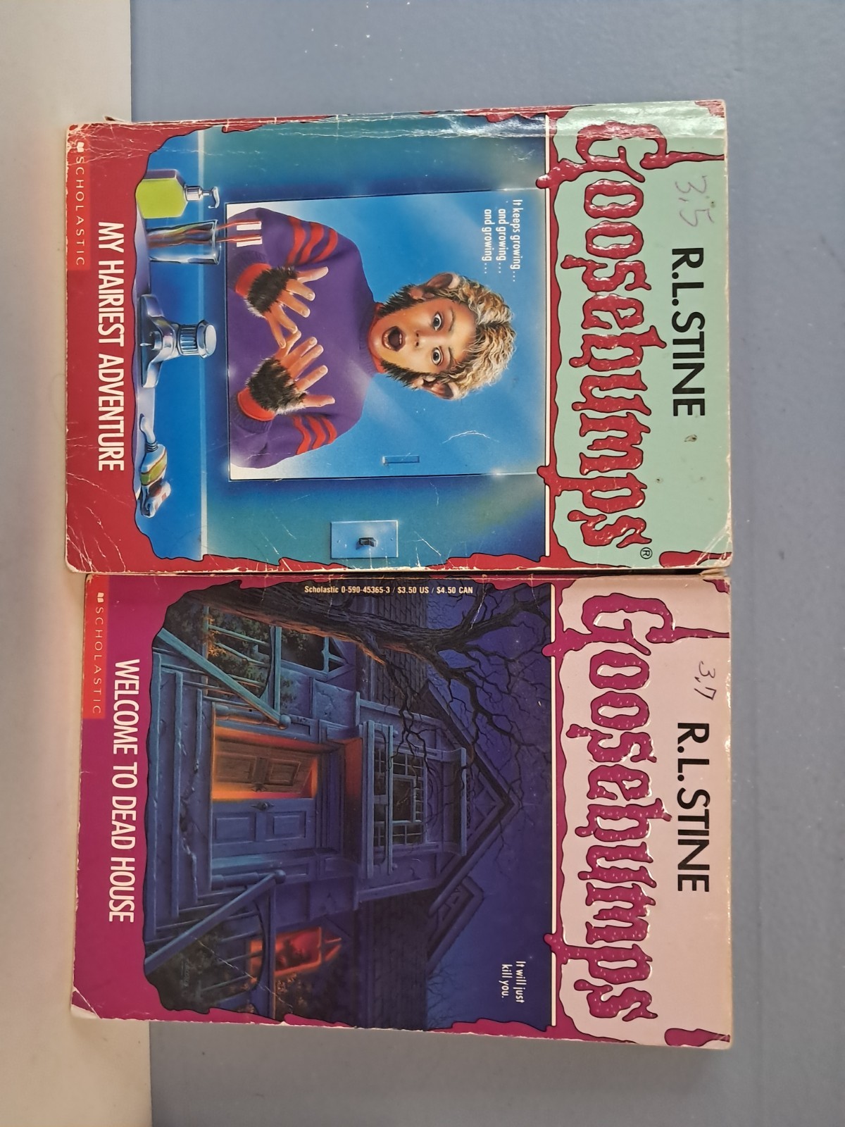 Lot Of 17 Vtg Goosebumps Books 1st Scholastic Printing