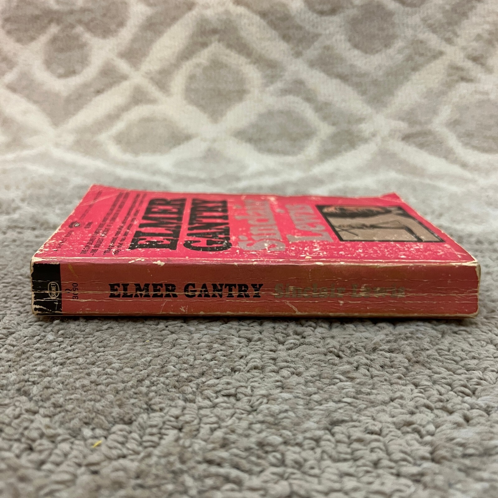 Elmer Gantry Historical Fiction Paperback Book by Sinclair Lewis Signet 1967