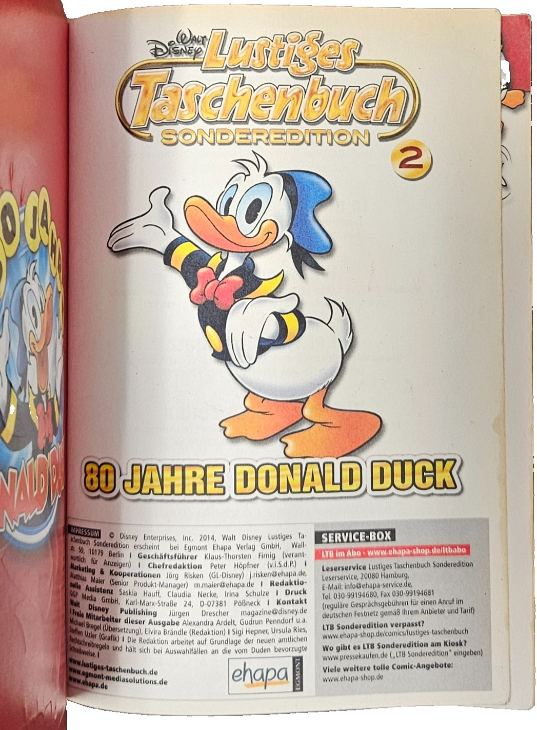 Walt Disney: Lustiges Taschenbuch – Sonderedition 2 (80 Jahre Donald Duck)