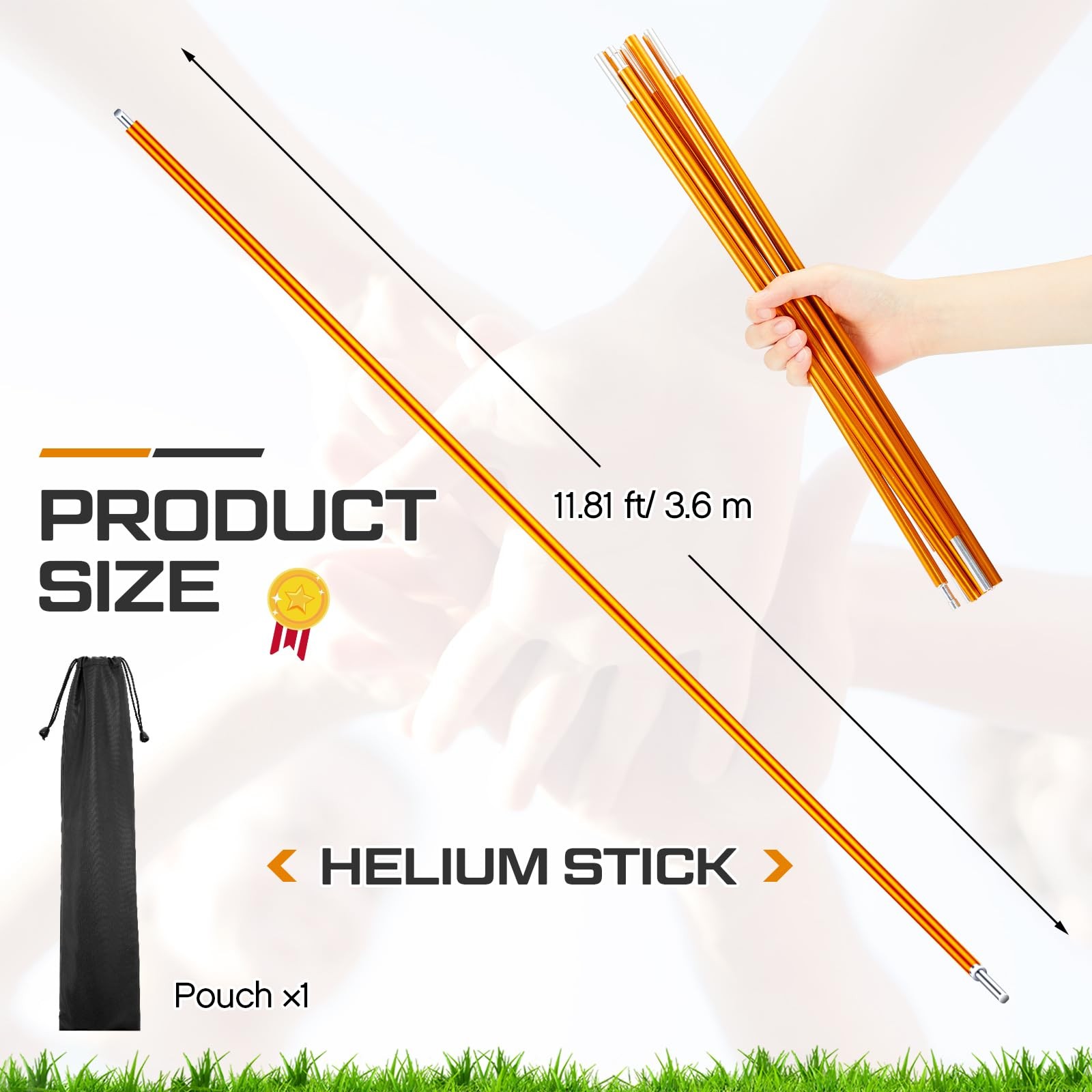 WinnerWhy 1 Pcs Helium Stick Game Team Building Game for Work Corporate Team