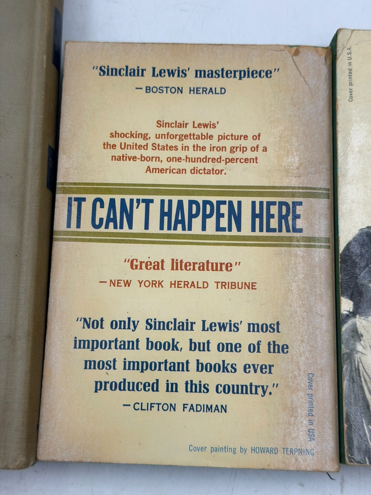 Sinclair Lewis Vintage Book Lot Elmer Gantry It Can’t Happen Here Cass Timberlan