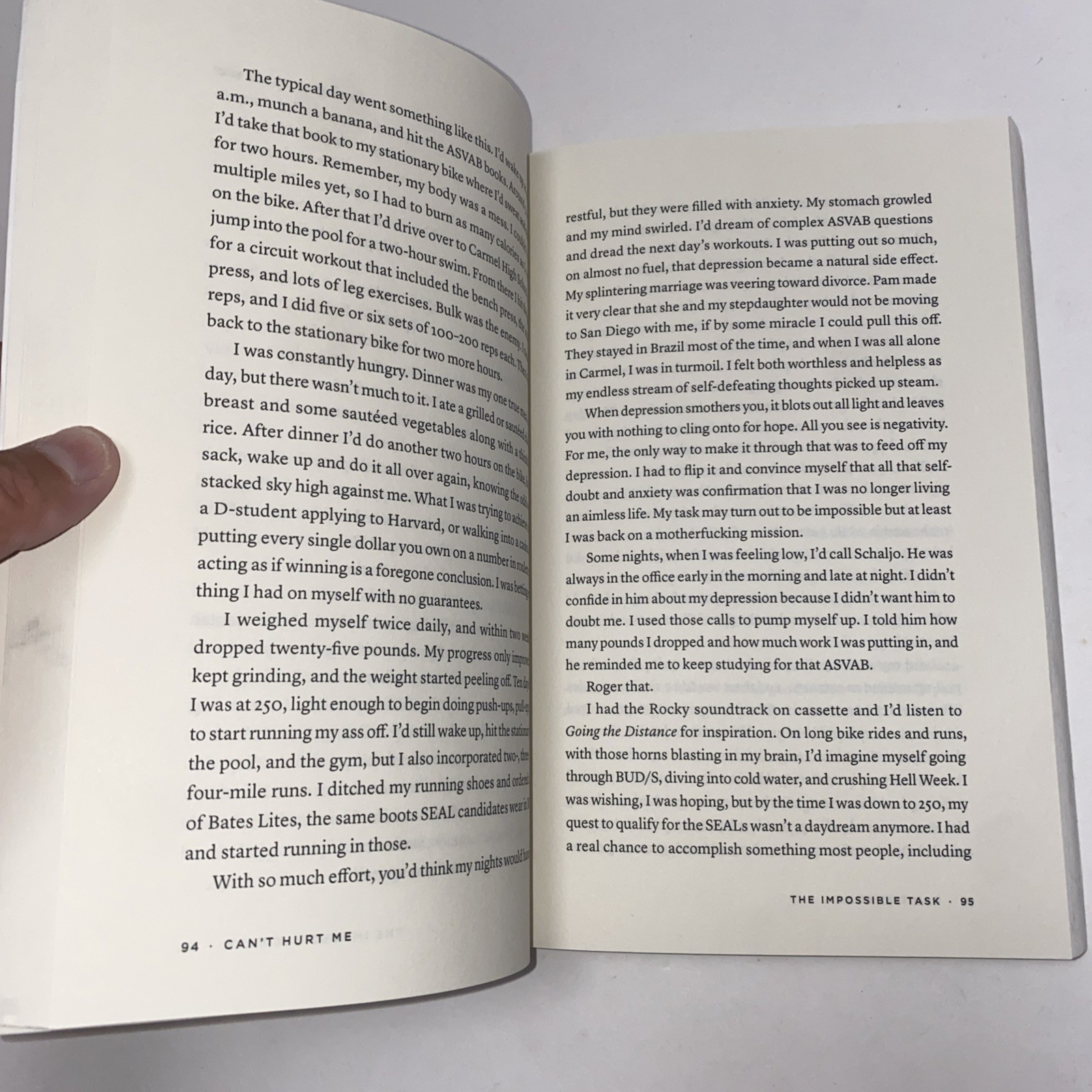 Cant Hurt Me Master Your Mind and Defy the Odds by David Goggins 2018 PB Book