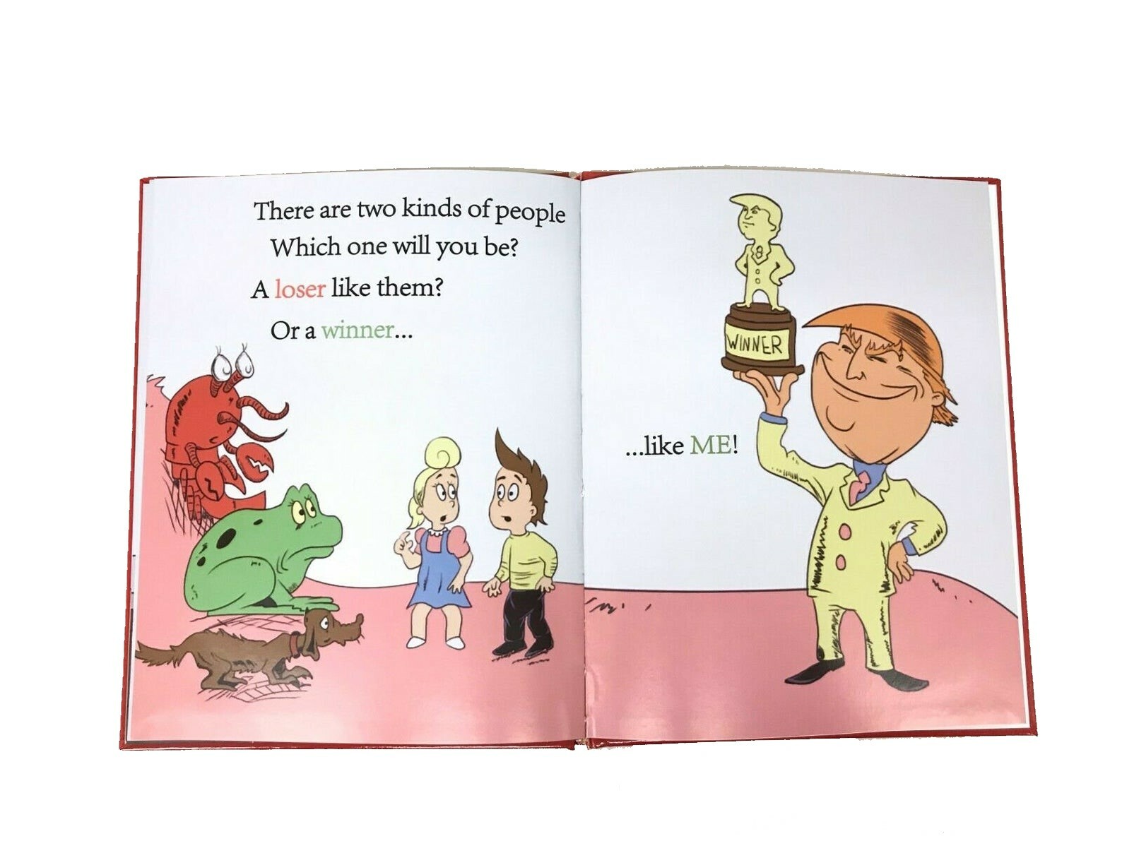 Hardcover Winners Aren’t Losers Donald Trump Children’s Book