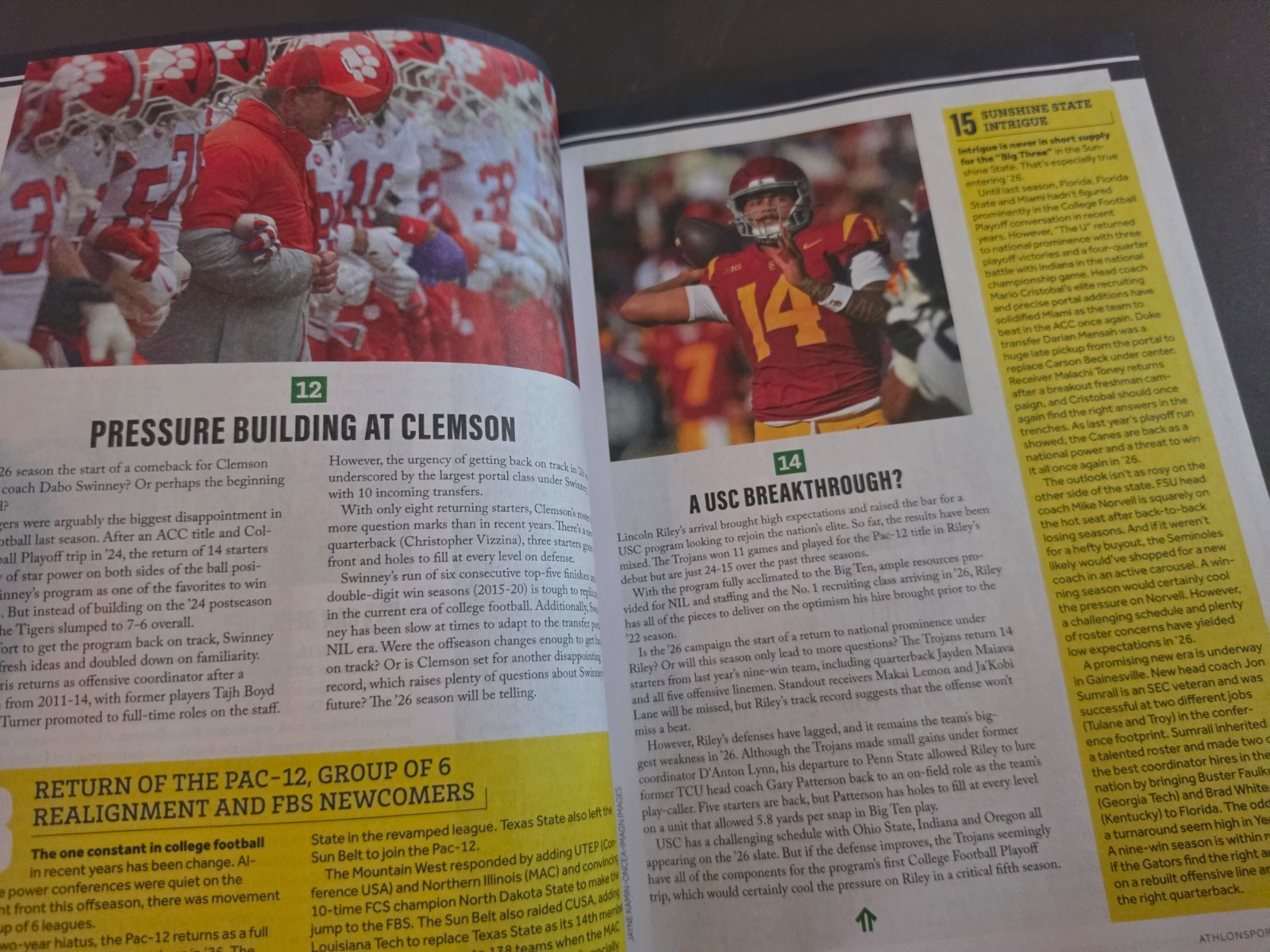 2026 College Football Preview Magazine by Athlon Sports – 138 FBS Team Previews