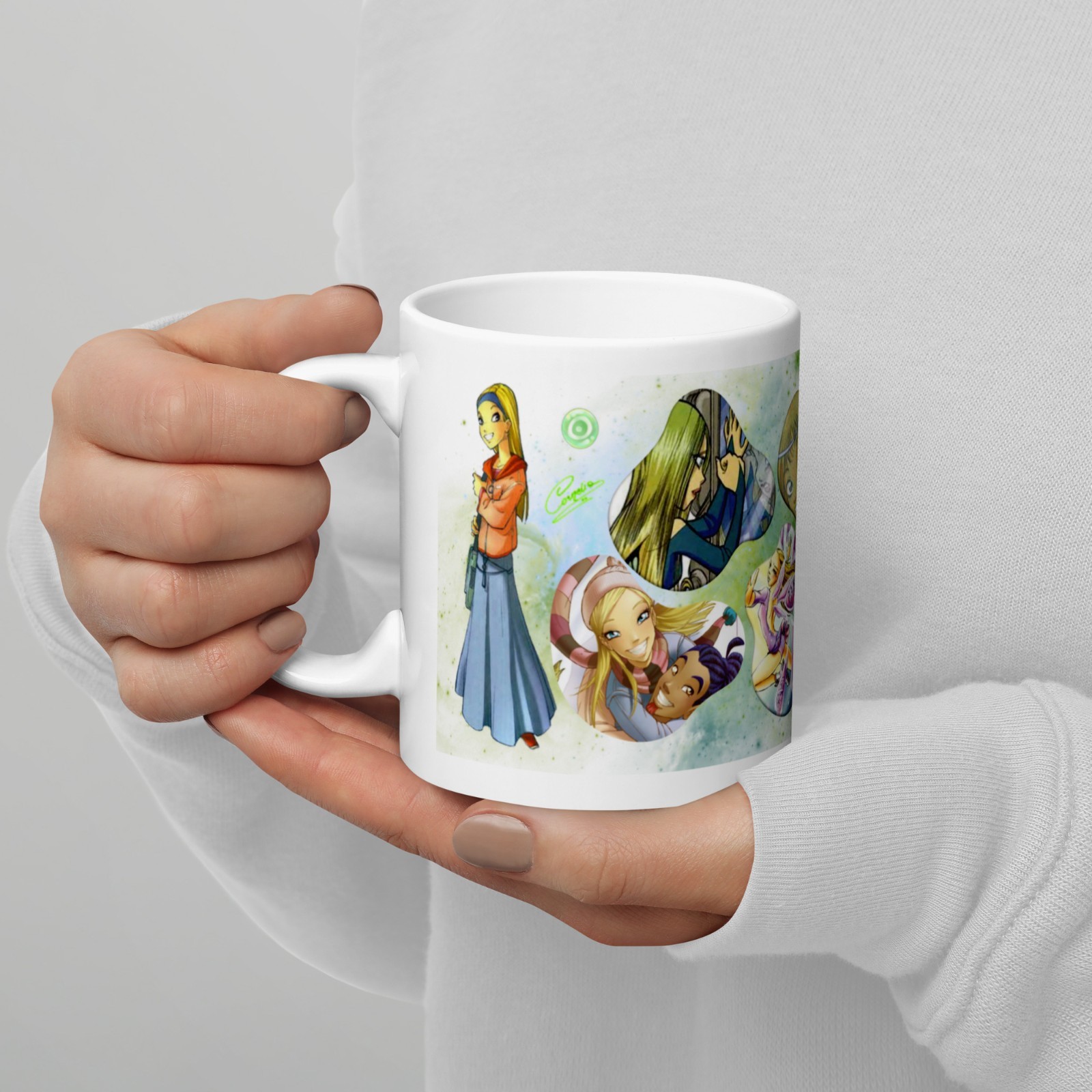 W.I.T.C.H Cornelia Hale Classic Mug 11oz Comic Graphic Novel Premium Quality