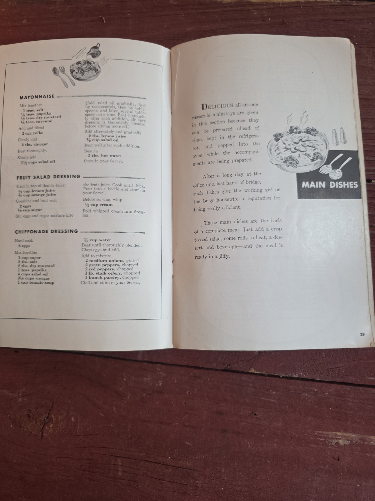 Servel Gas Refrigerator Operating Instruction How to Use Recipes 1947 c1940 8×5