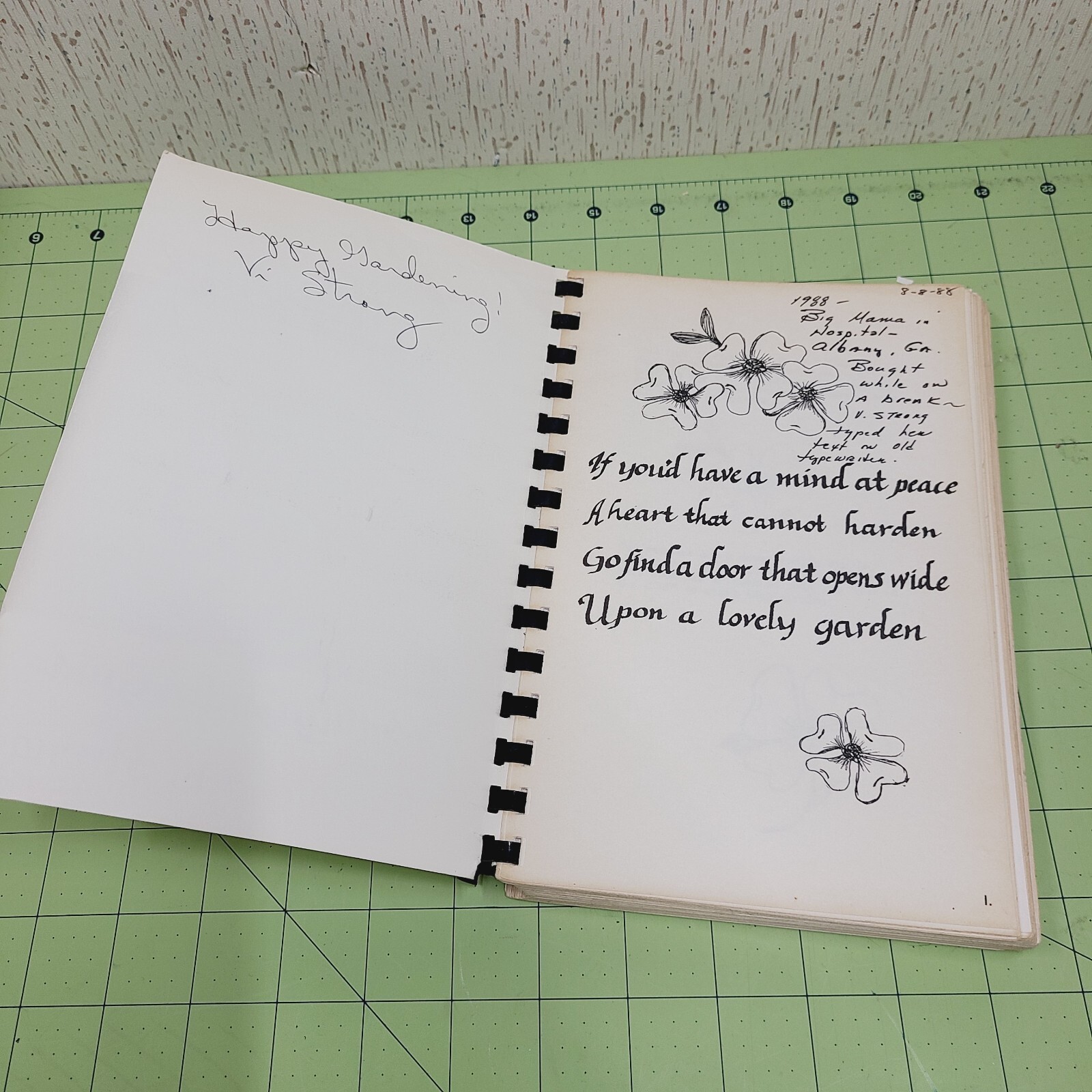 *Signed* Now is the Time Gardening Book (1980s) – Vintage Garden – Strong, Vi