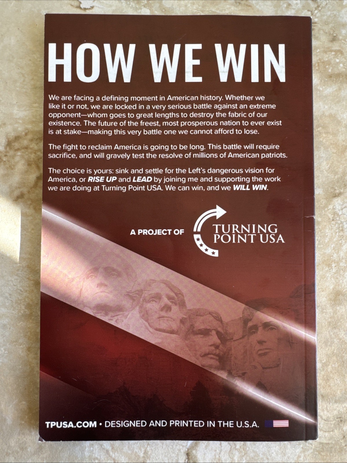HOW WE WIN by Charlie Kirk 2022 Paperback ~ Turning Point USA ~ VERY GOOD