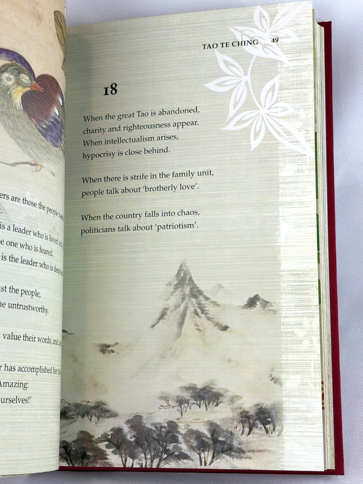 TAO TE CHING by Lao Tzu Deluxe Silkbound Collectible Illustrated Hardcover NEW