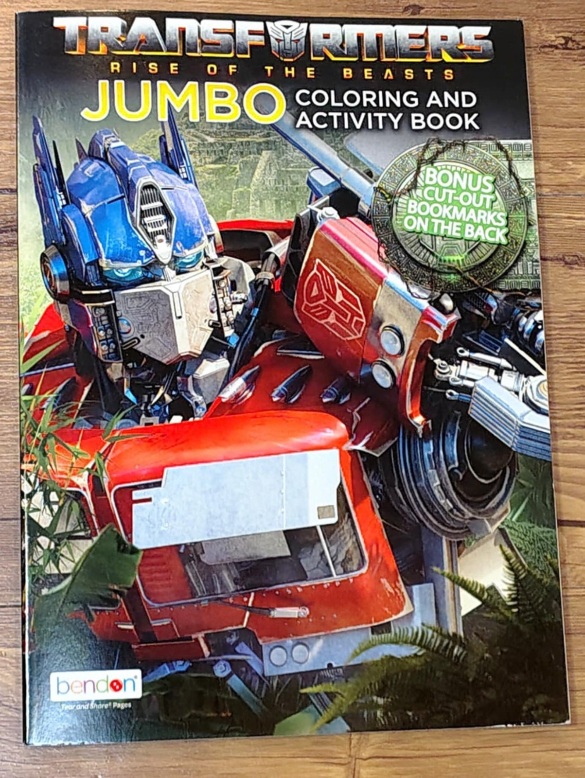 Transformers Rise Of The Beasts Jumbo Coloring & Activity Book (Made In USA)