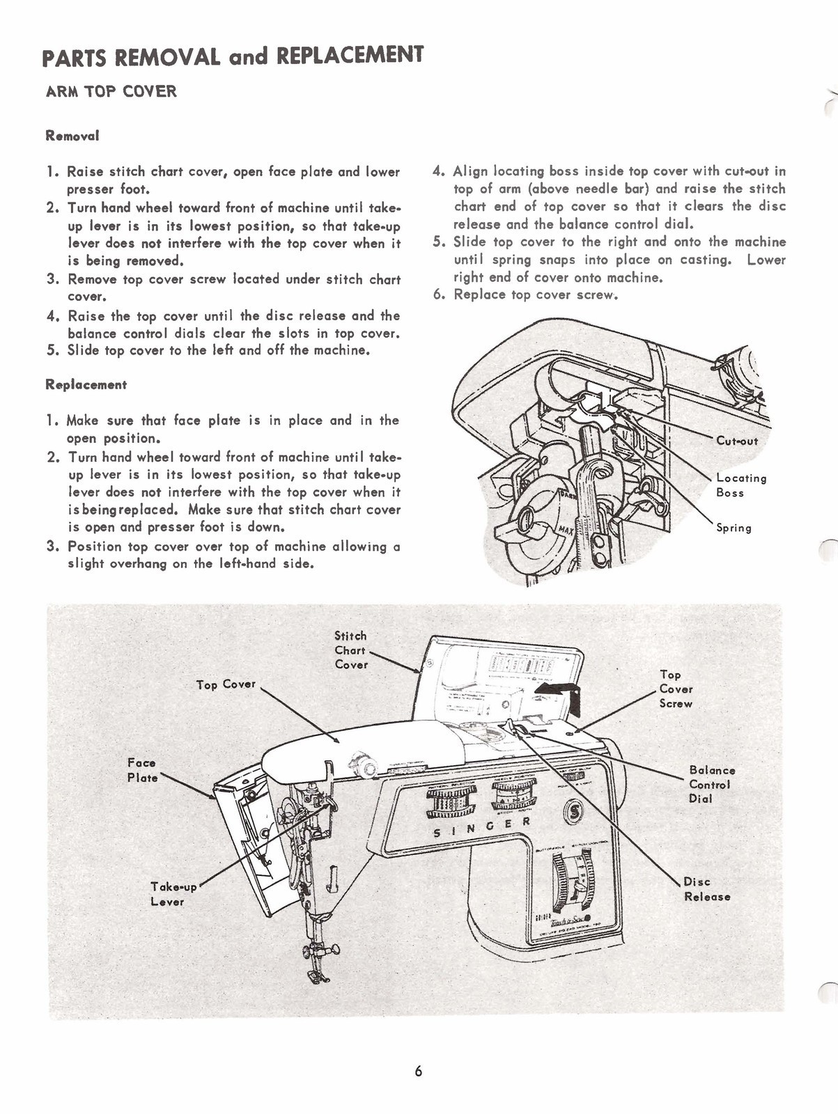 SINGER 750 Series Service Manual NOT User Manual, BINDING – TOUGH FRONT & BACK