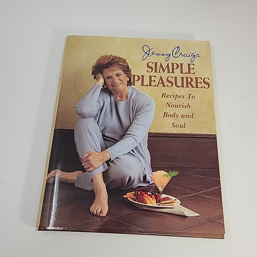Vintage Lot Jenny Craig Cookbooks Recipes Hardcover Diabetes Simple Pleasures