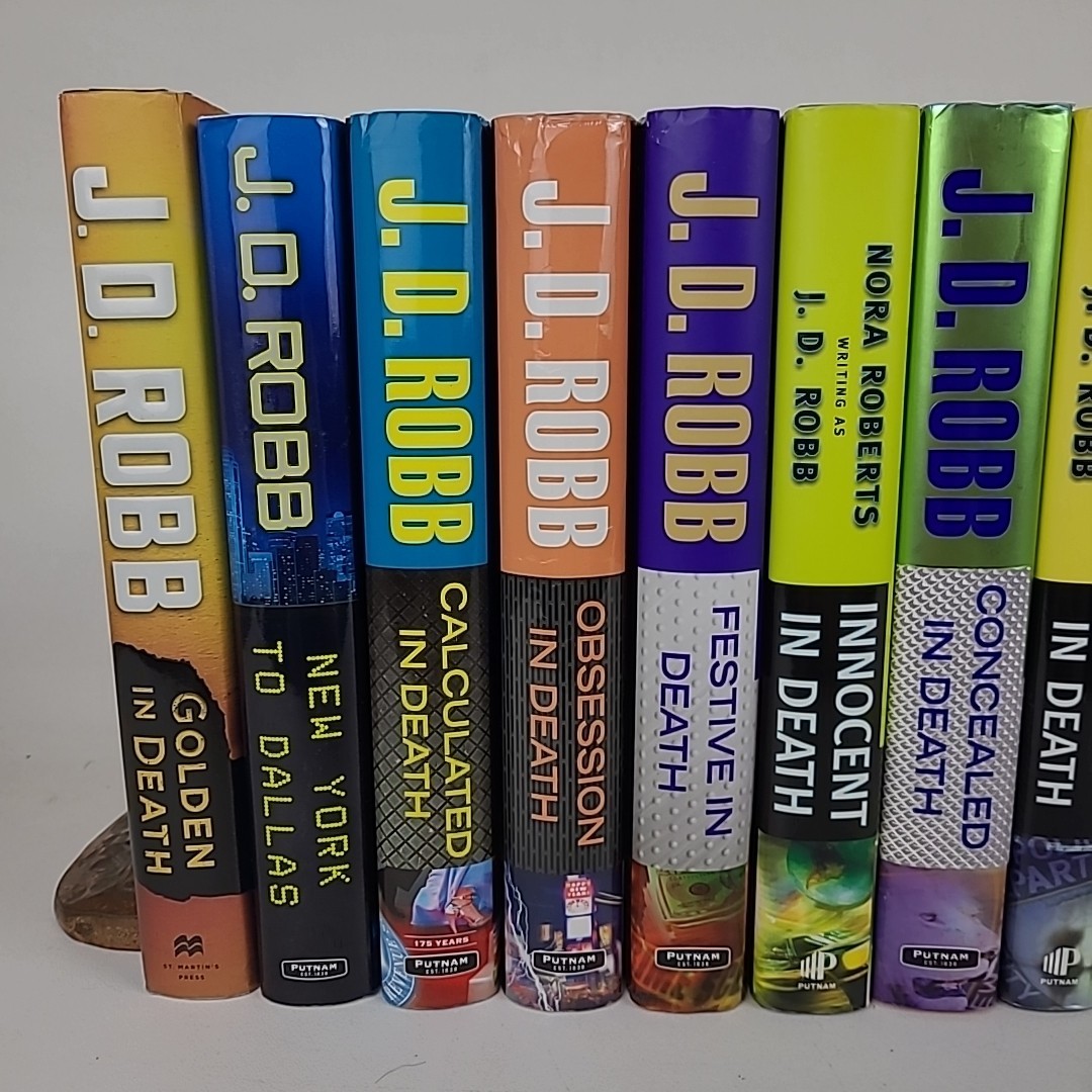 Lot of 14 In Death Hardcovers by J.D. Robb Nora Roberts Police Science Fiction