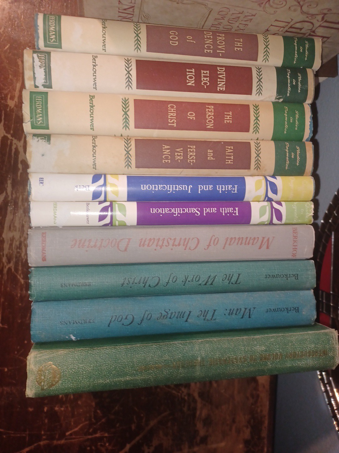 10 Volumes Lot G C Berkouwer Studies In Dogmatic Theology Hardcover 1961 More