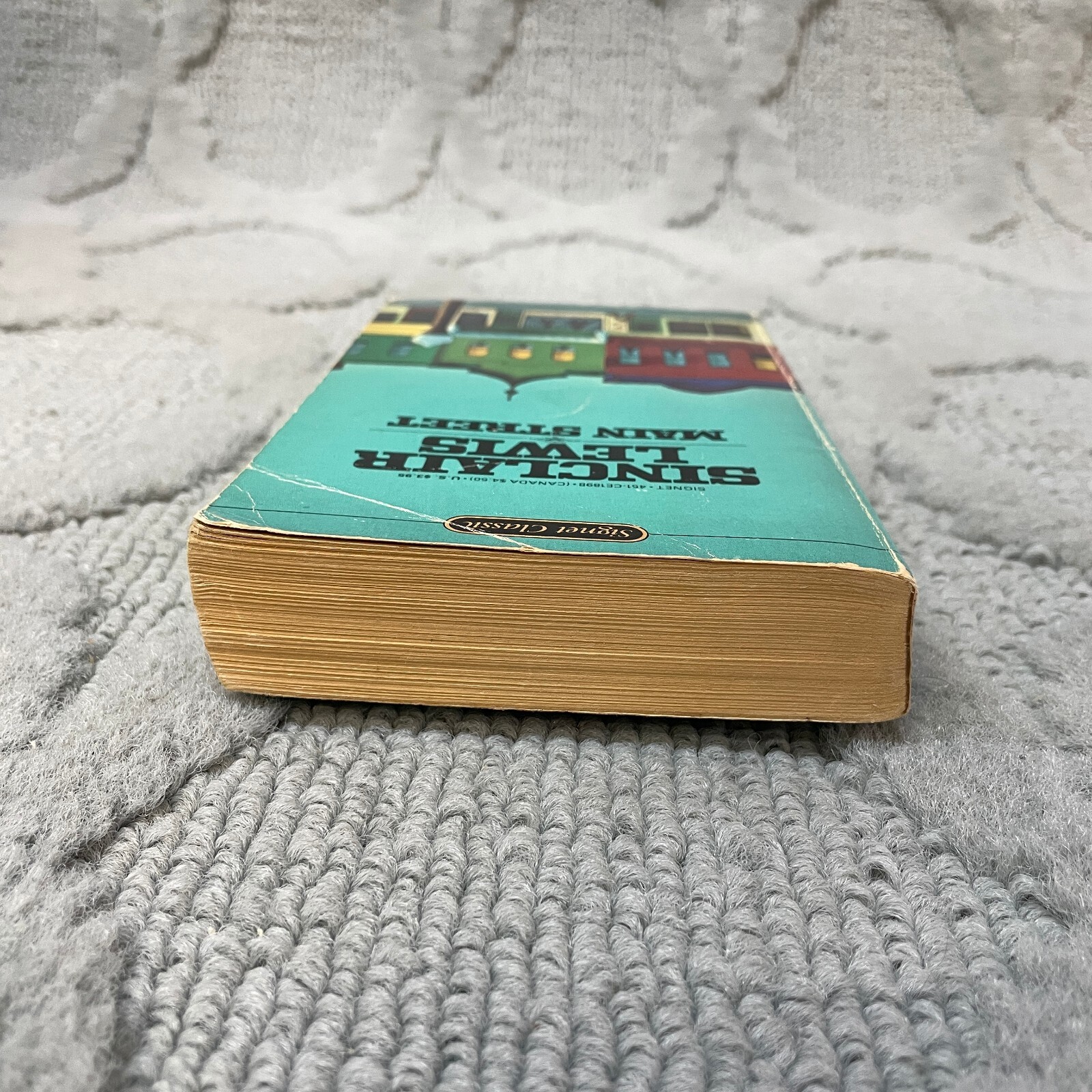 Main Street Historical Fiction Paperback Book by Sinclair Lewis Signet 1980