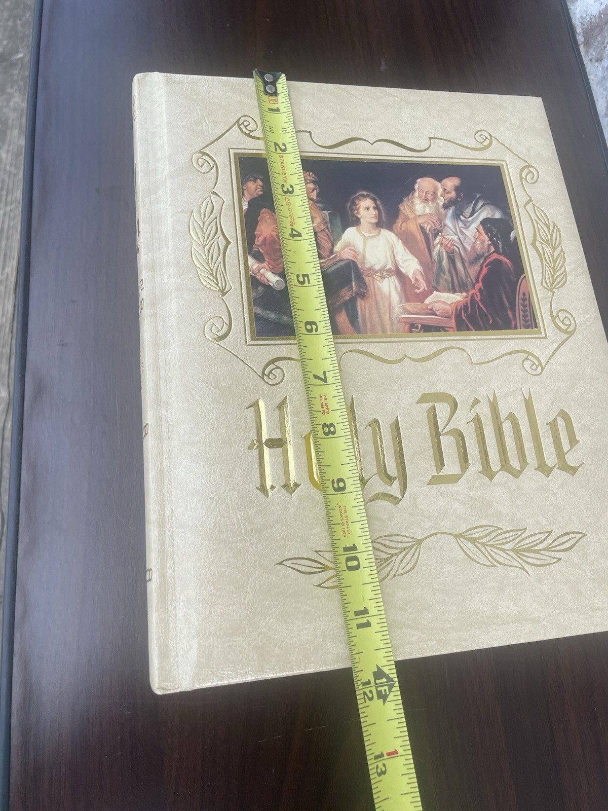 Holy Bible King James Red Letter Edition Illustrated Very Large Weighs 5lbs8oz