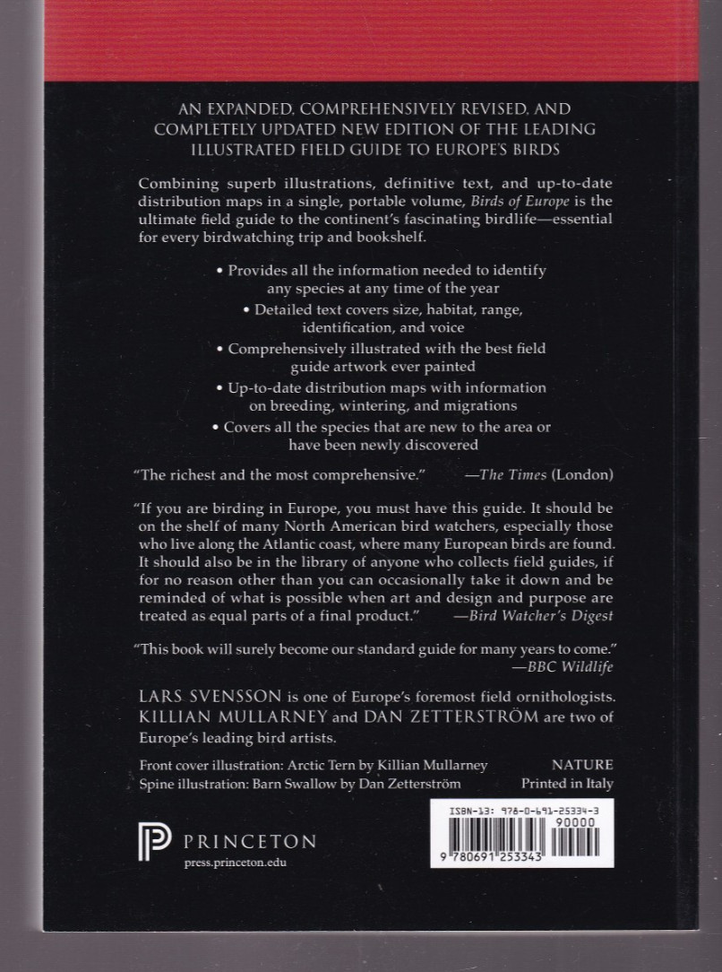 BIRDS OF EUROPE: Third Edition (2023 Princeton Field Guides Trade PB)[D12]