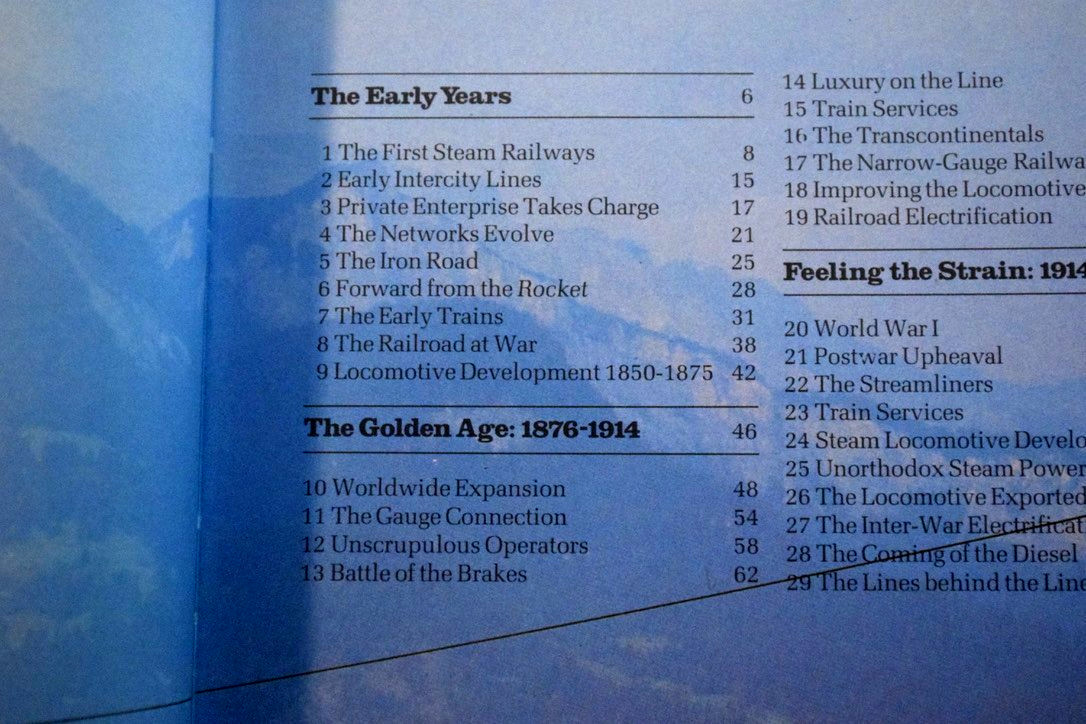 VTG 1988 The Pictorial History of Railroads Hardcover Coffee Table Book