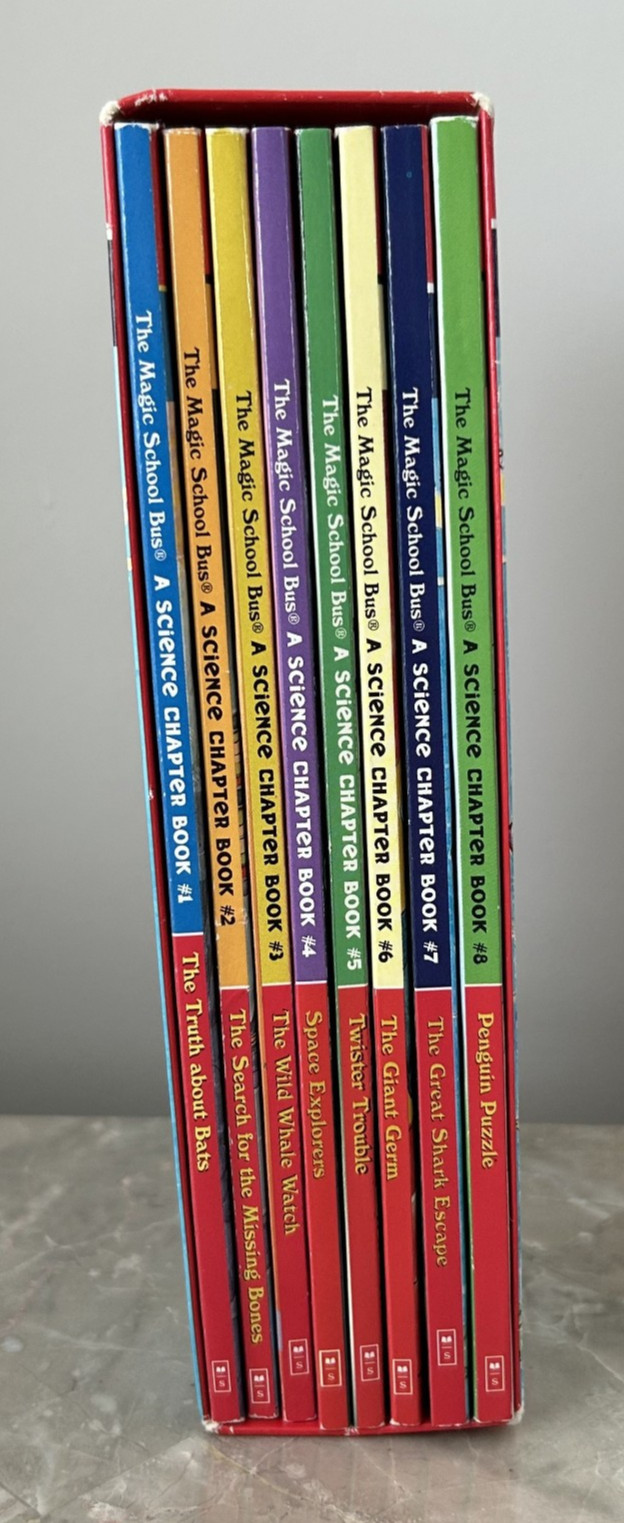 The Magic School Bus Chapter Books Boxed Set 1 2 3 4 5 6 7 8 Scholastic