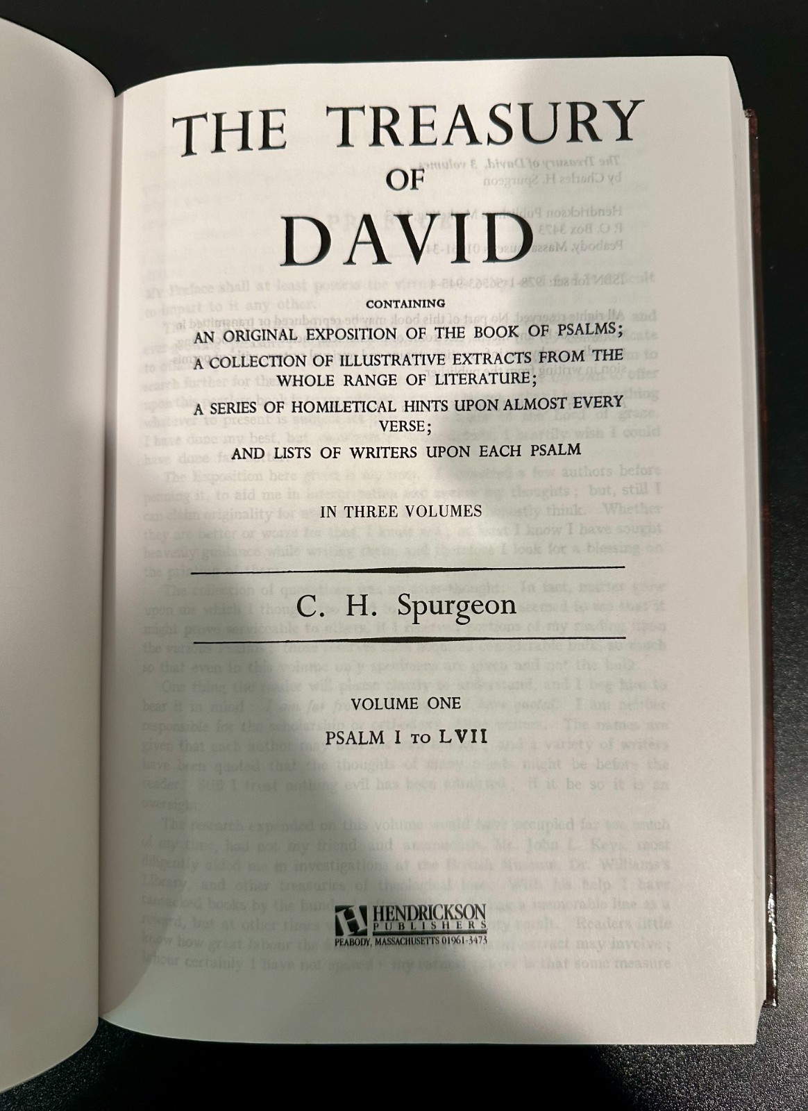 The Treasury of David: Classic Reflections on the Wisdom of the Psalms 3 Volumes