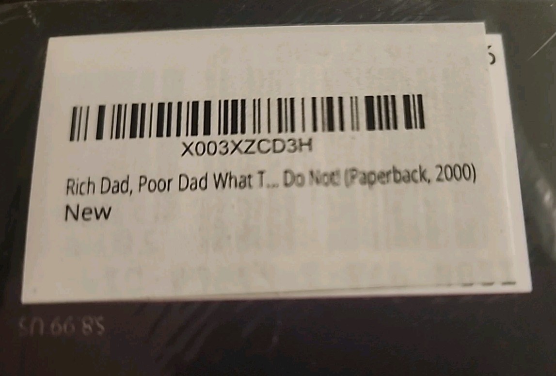 Rich Dad Poor Dad by Robert T. Kiyosaki, ☆NEW☆ ☆SEALED☆