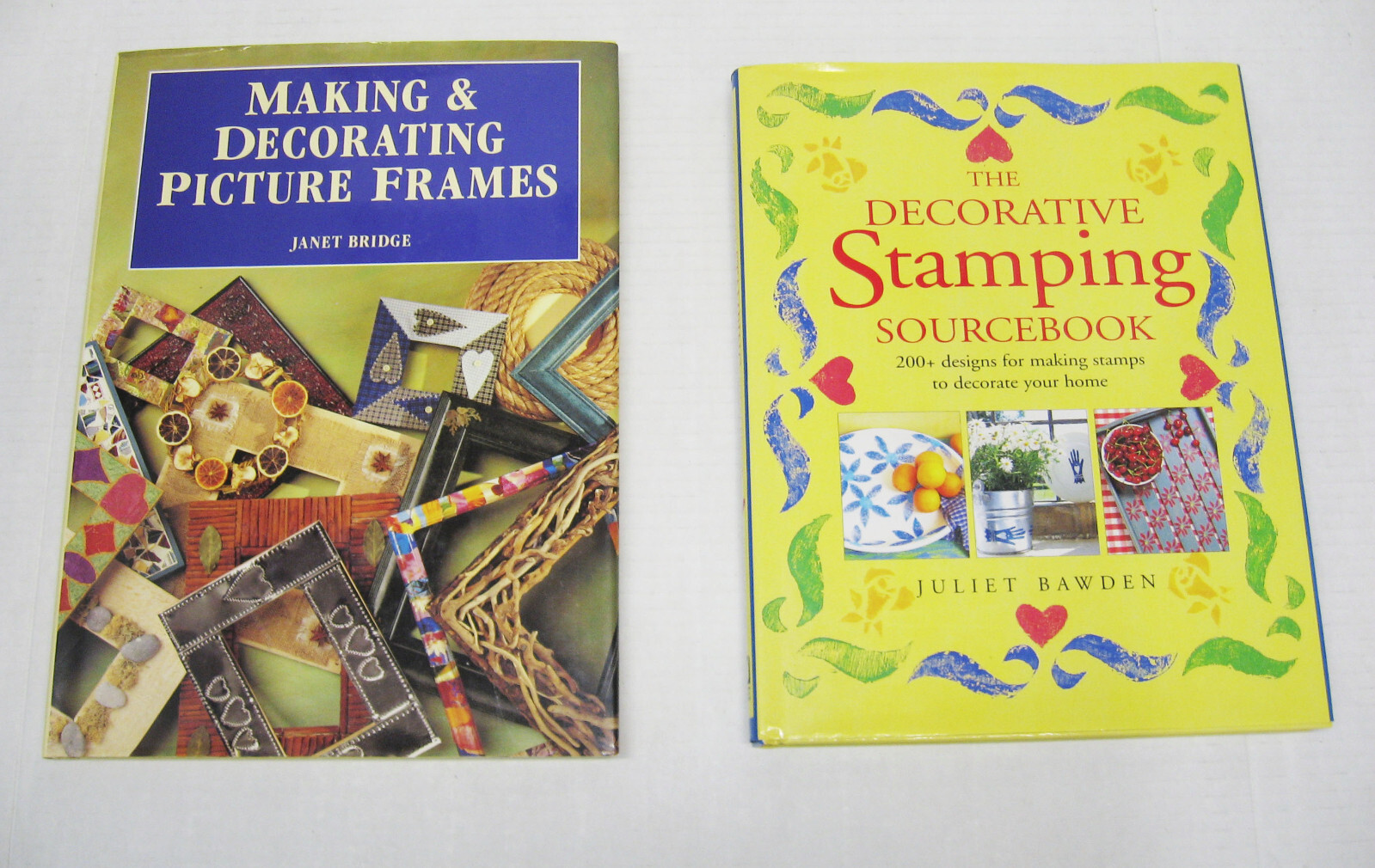 Craft Books – Frames, Papier-mache, Stamping & More – DIY Projects – 10 Book LOT