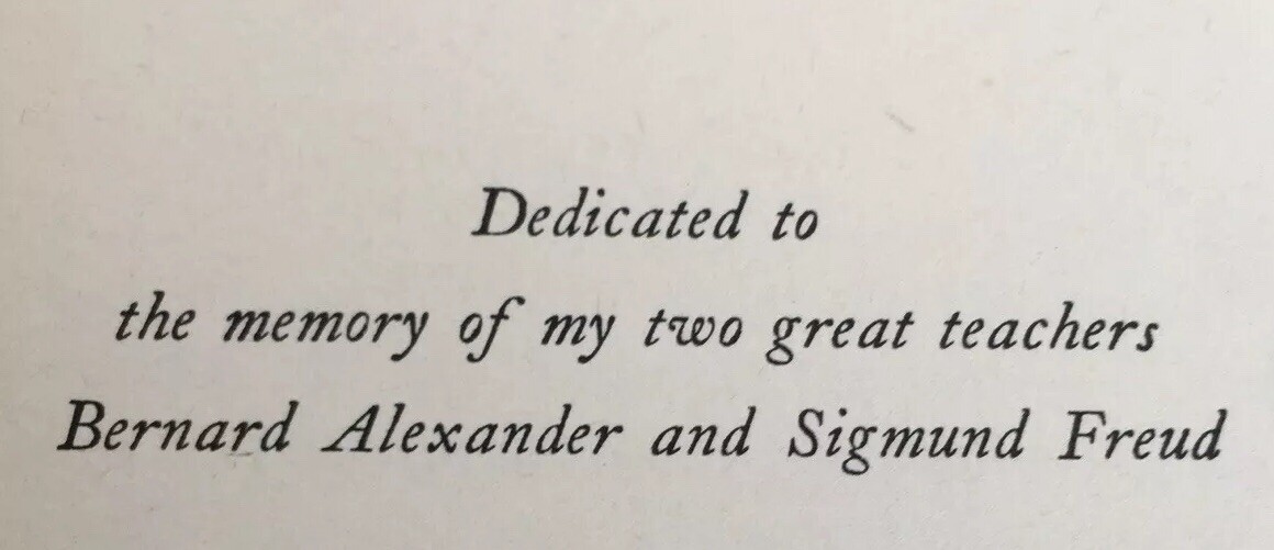 1942 Our Age of Unreason 1st w/ Author Franz Alexander Astro Chart Hand Done!WOW