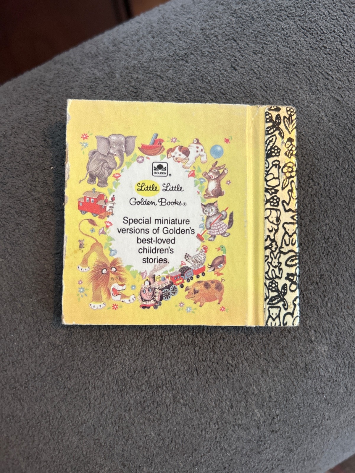 Little Little Golden Book Mini Miniature 2.5” Alice In Wonderland Disney